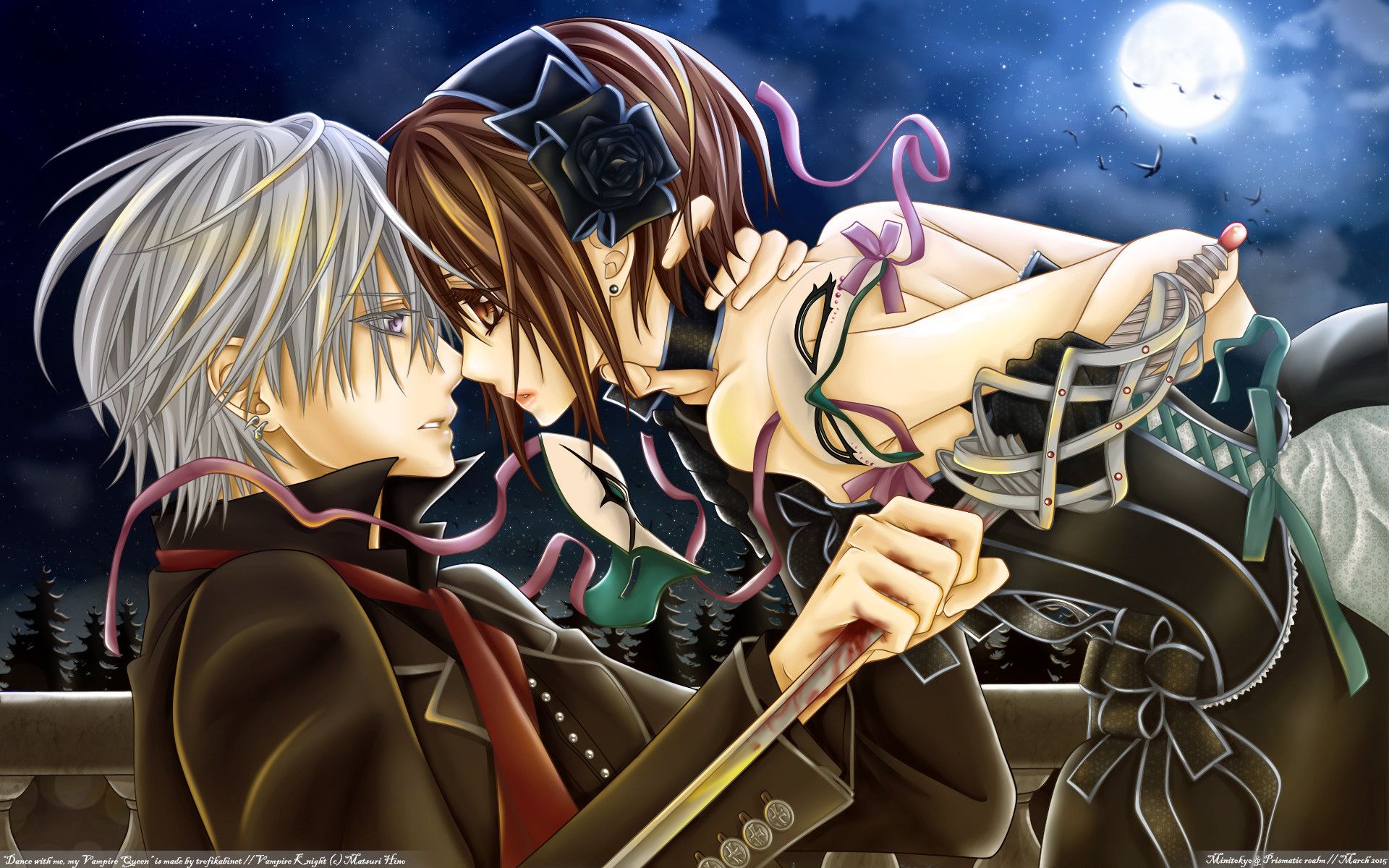 Vampire Knight coppia anime, 1920x1200 WUXGA, Desktop