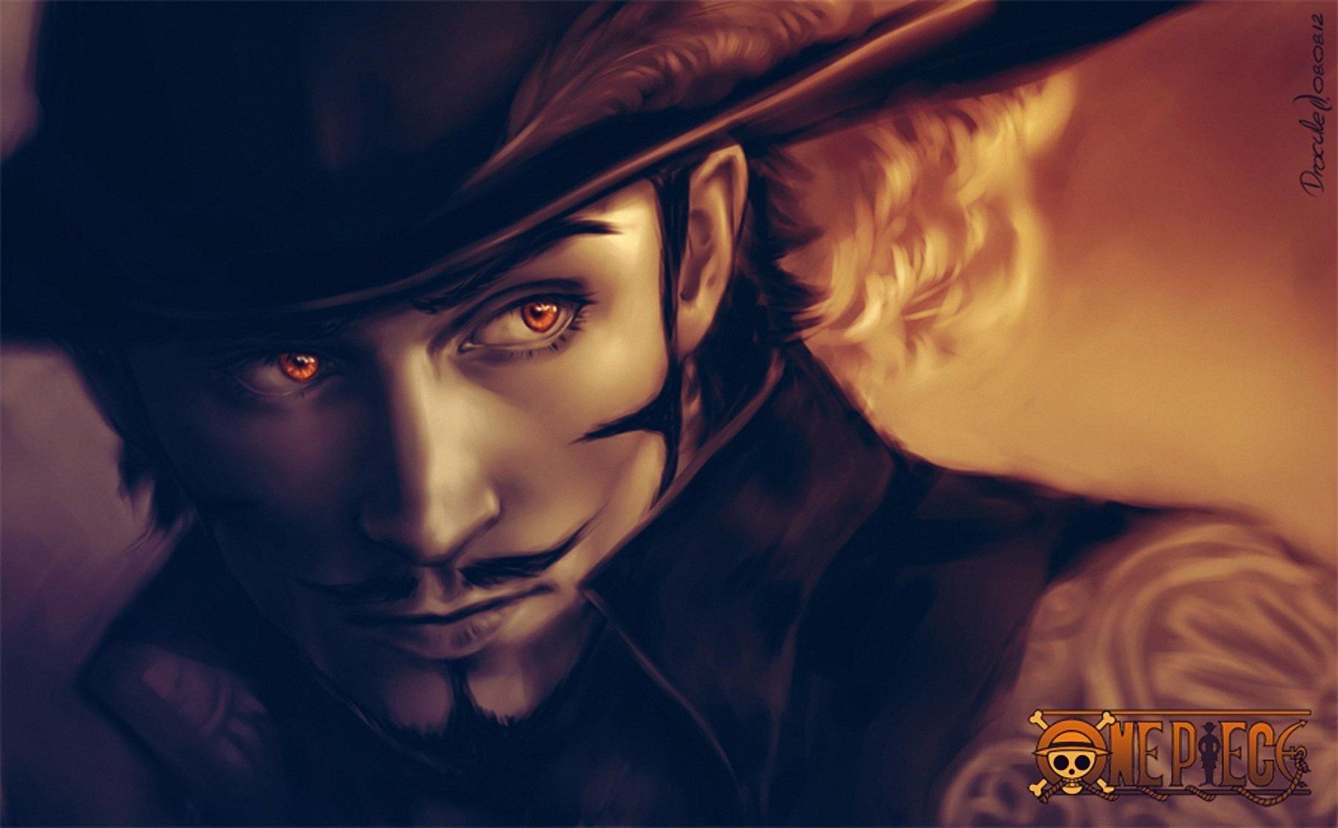 Dracule Mihawk One Piece, anime pirati, 1920x1189 Full HD 1080p, Desktop