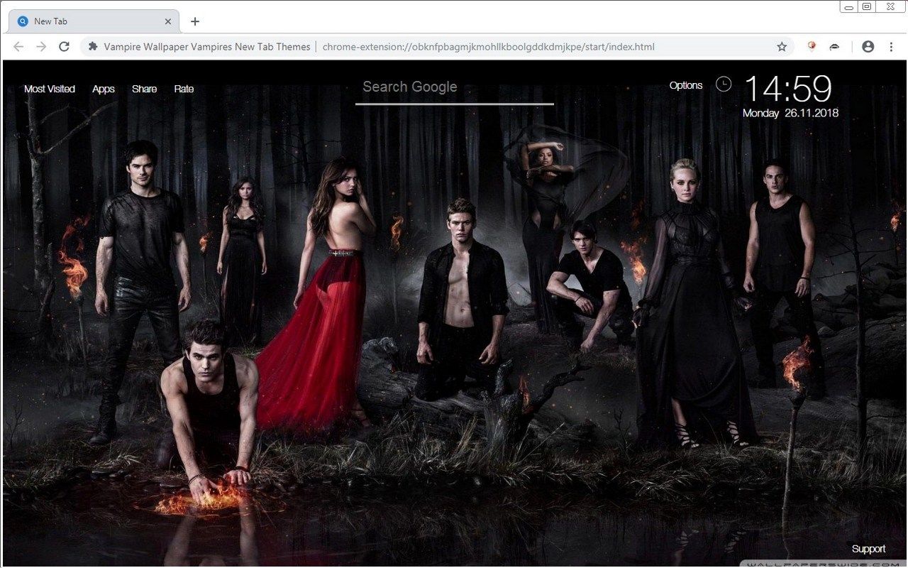Gruppo vampiri The Vampire Diaries, 1280x800 720p, Laptop