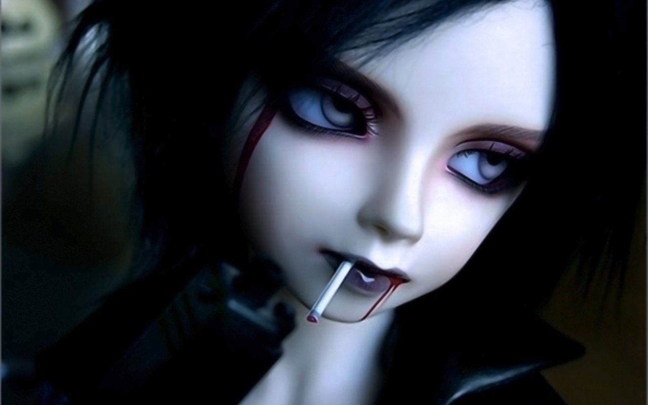 Vampiro pallido occhi blu, 1280x800 720p, PC