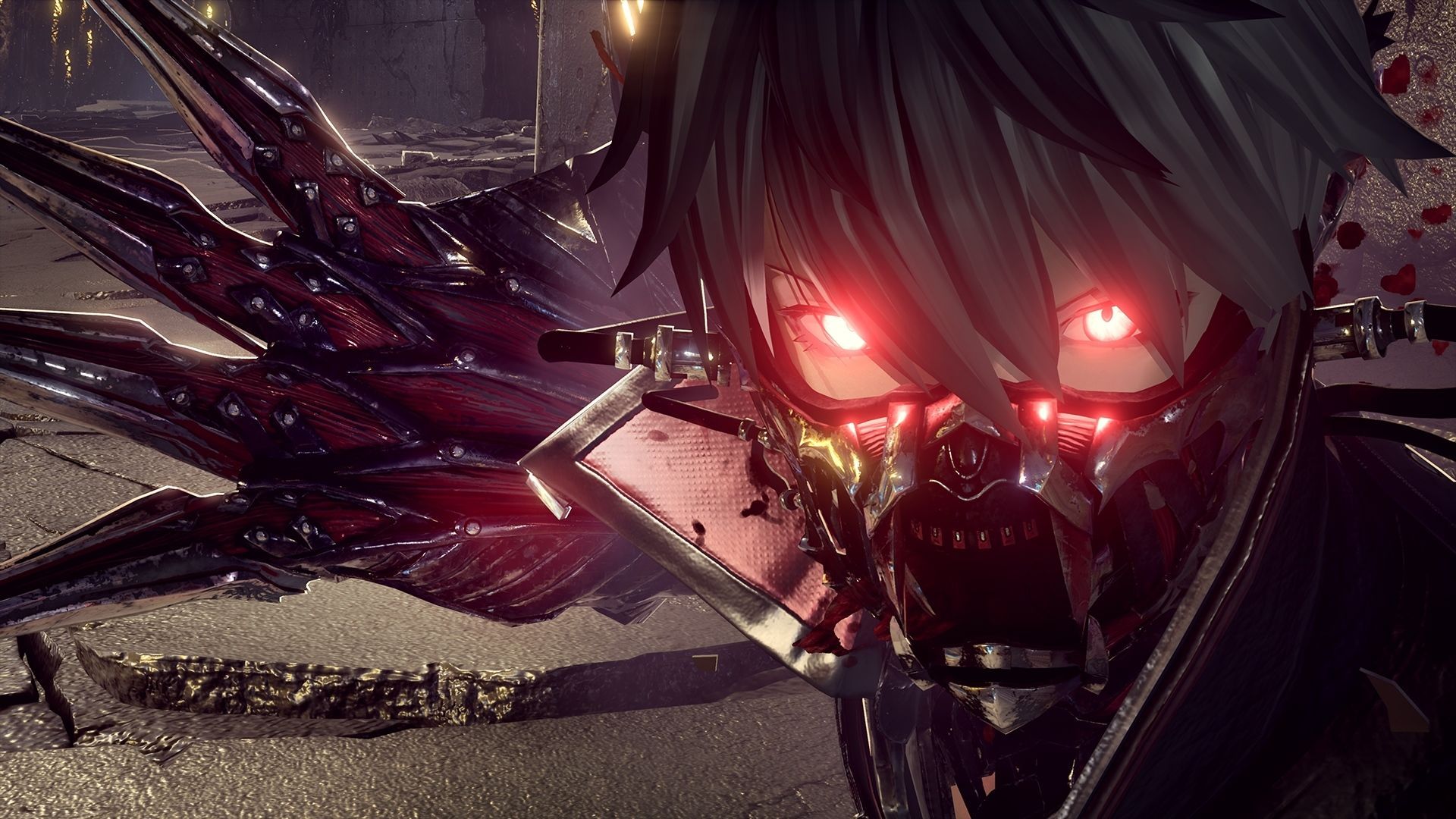 Code Vein personaggio con maschera rossa, 1920x1080 Full HD, PC Desktop
