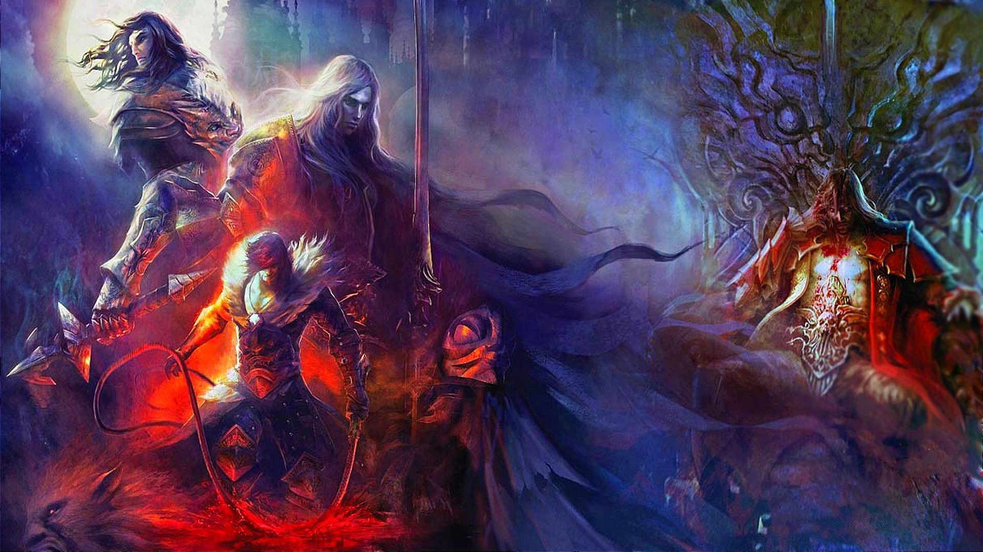 Castlevania personaggi fantasy oscuro, 1920x1080 Full HD, Laptop