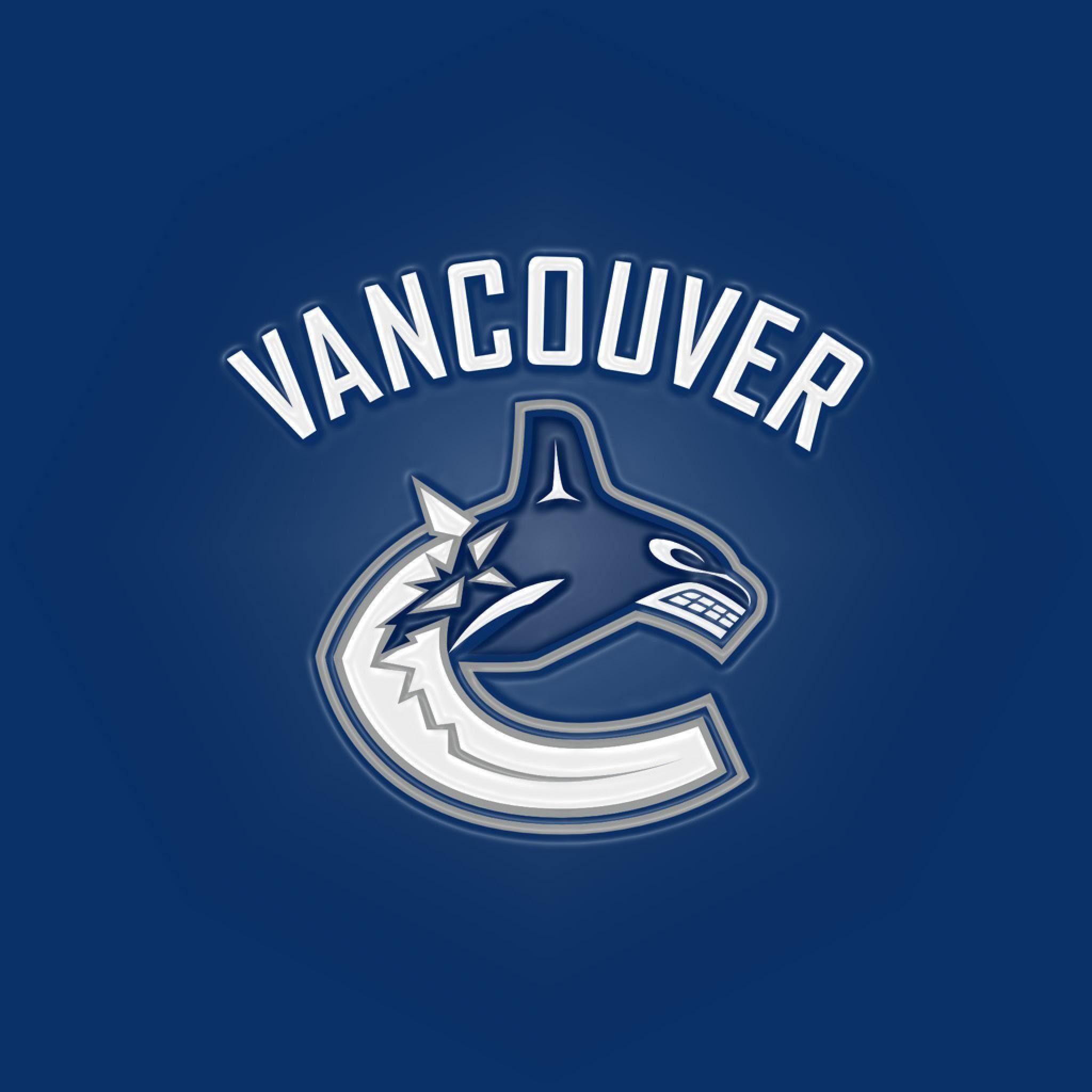 Logo Vancouver Canucks blu, 2048x2048 2K, Desktop