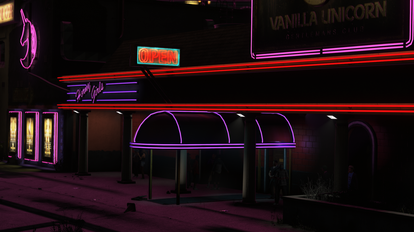 Vanilla Unicorn club GTA V, Rockstar Games, 1600x900 HD, PC