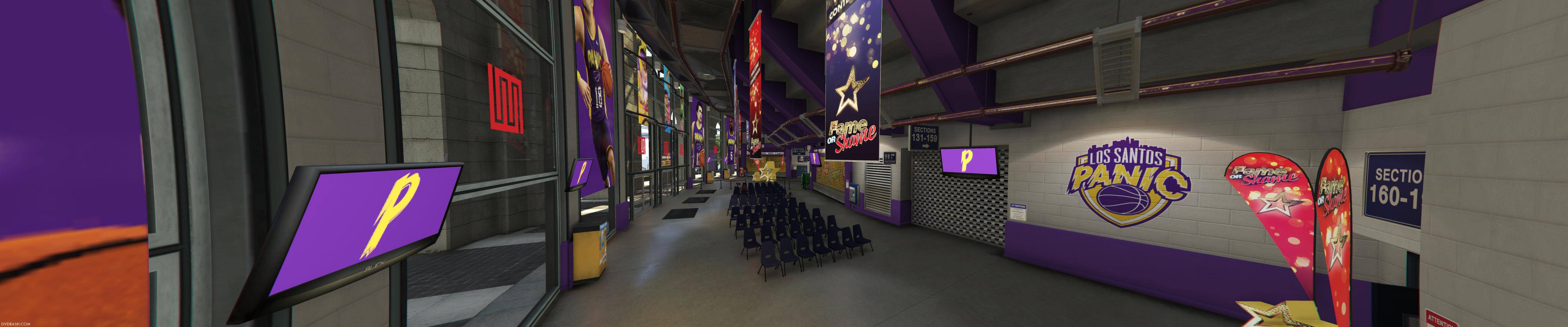 Vanilla Unicorn strip club GTA V, 5760x1200 Panoramico, Dual Screen