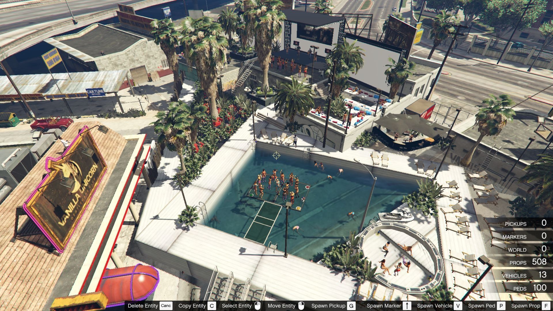 Vanilla Unicorn piscina GTA V, 1920x1080 Full HD 1080p, Desktop