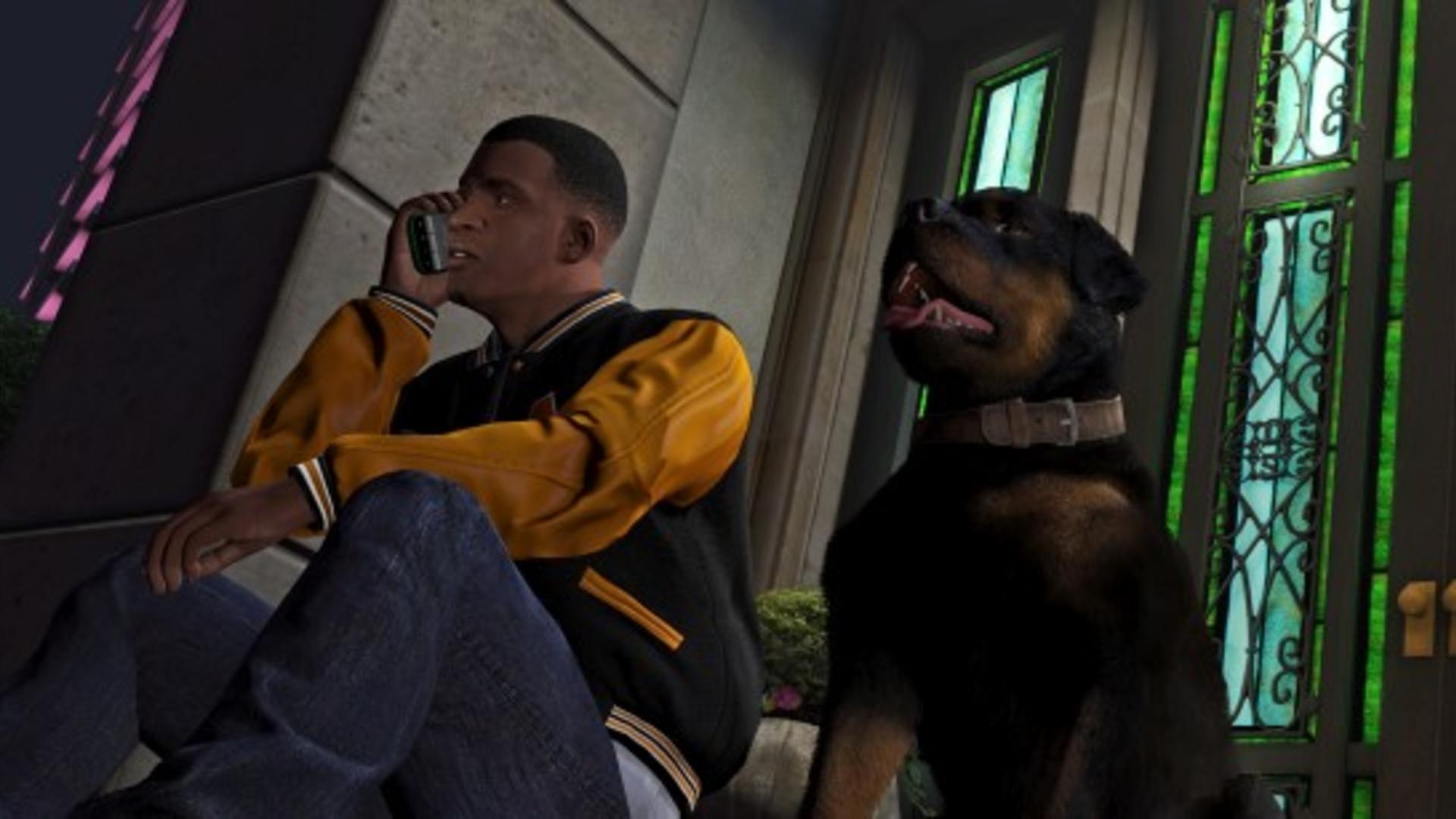 Logo GTA V verde, 1366x768 HD, PC Desktop