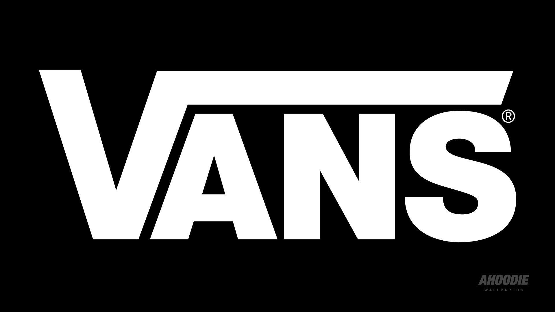 Logo Vans bianco su nero, 1600x1200 HD, PC