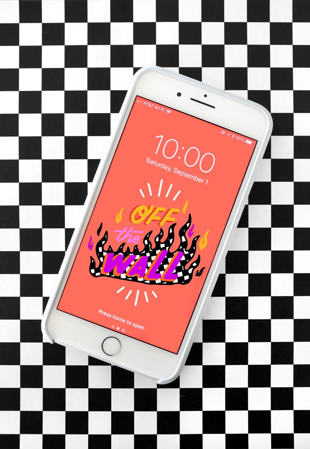 Vans a scacchi bianco nero, 1280x1854 Full HD Verticale, iPhone