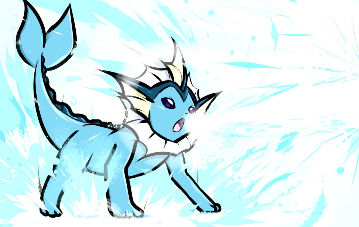 Vaporeon Pokémon ragazza antropomorfa, 1062x1500 Full HD Verticale, iPhone