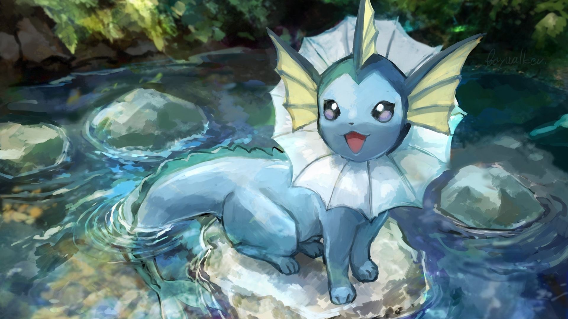 Eeveelutions Pokemon gruppo, Nintendo, 3800x1350 Panoramico, Dual Screen