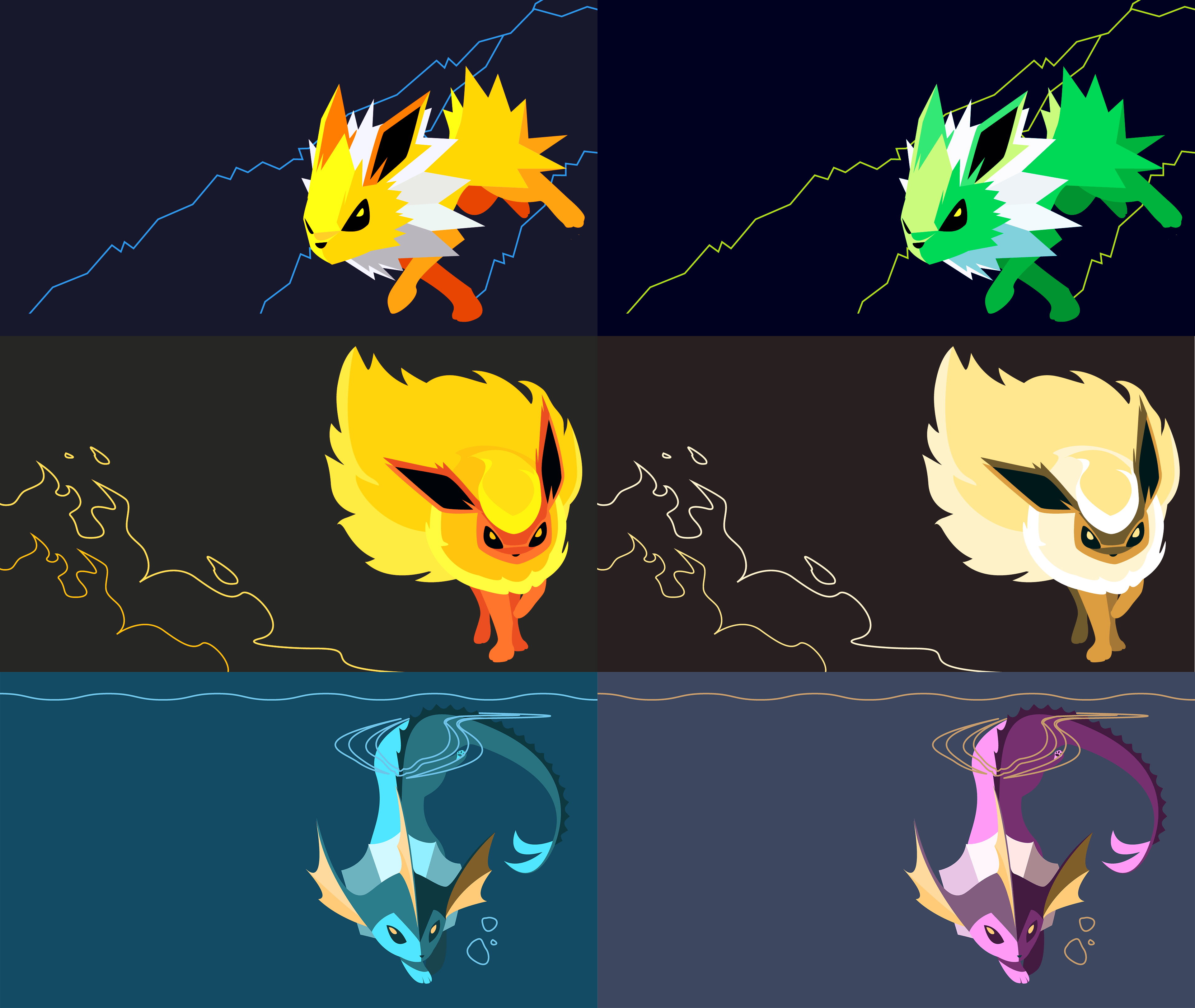 Vaporeon Pokémon sott'acqua, 750x1250 Full HD Verticale, iPhone