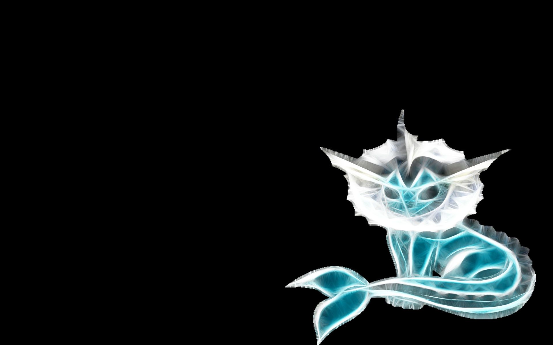 Vaporeon Pokémon minimalista, 1920x1080 Full HD, PC Desktop