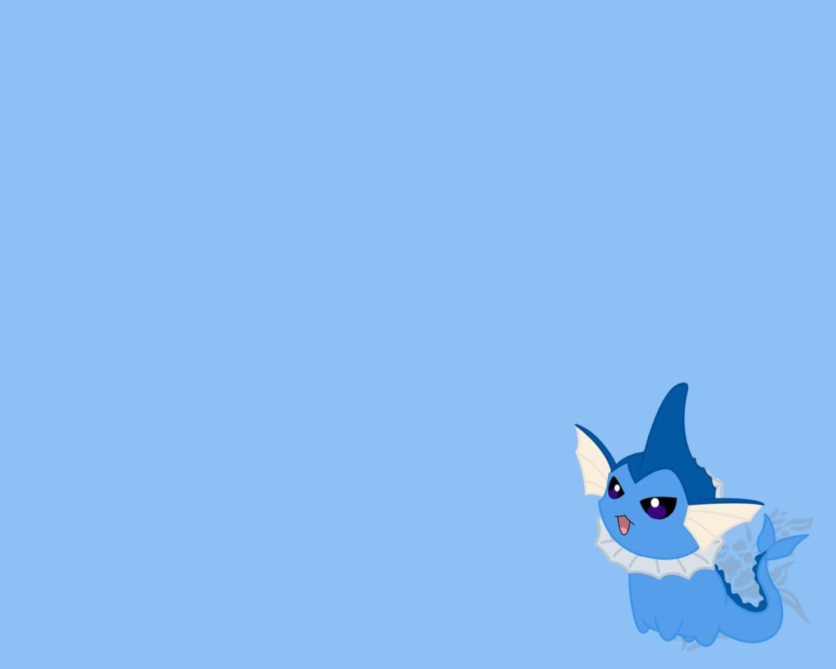 Vaporeon Pokemon sfondo nero, 1920x1200 Full HD+, Laptop