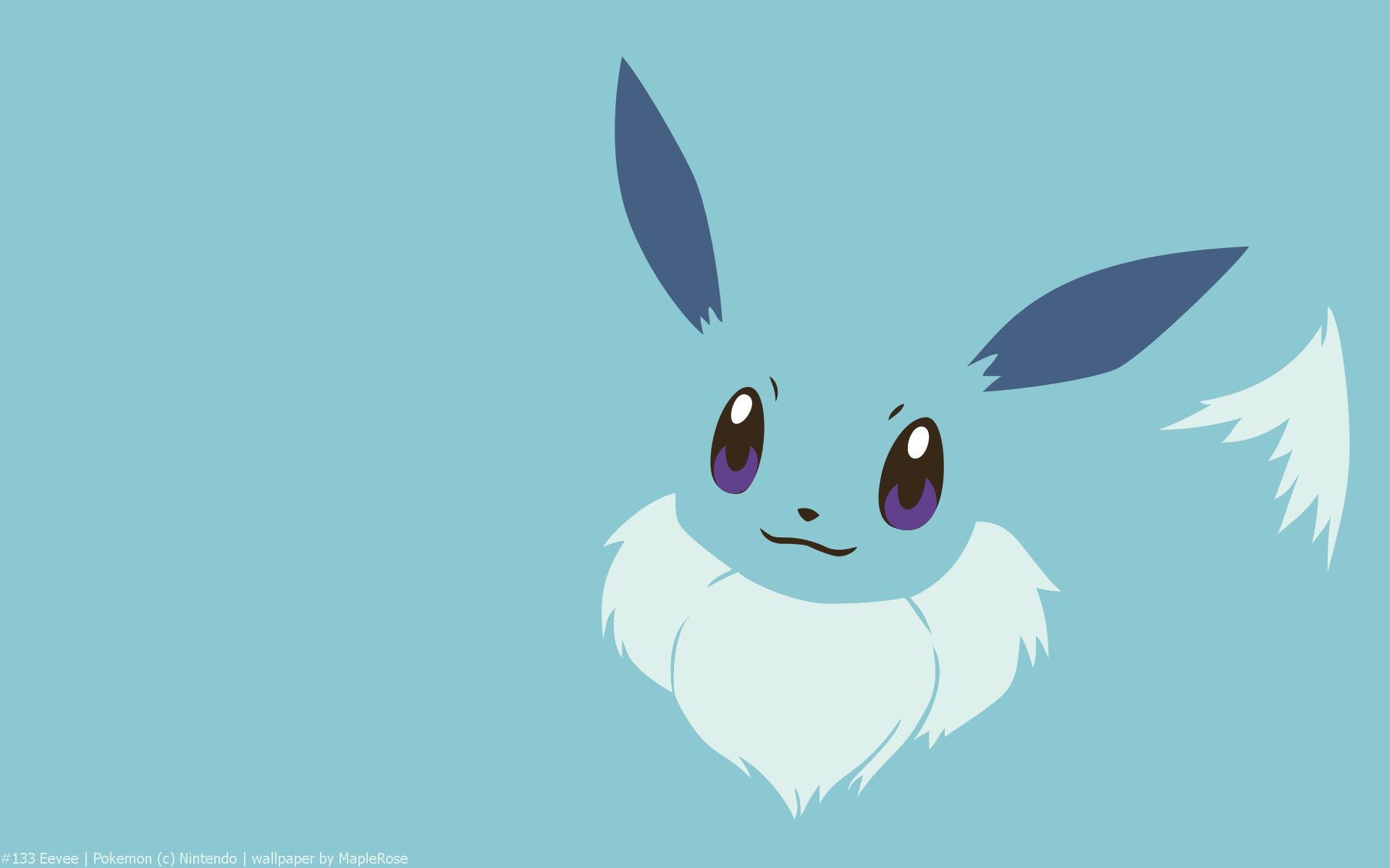 Vaporeon Pokémon sfondo scuro, 1192x670 HD, PC Desktop