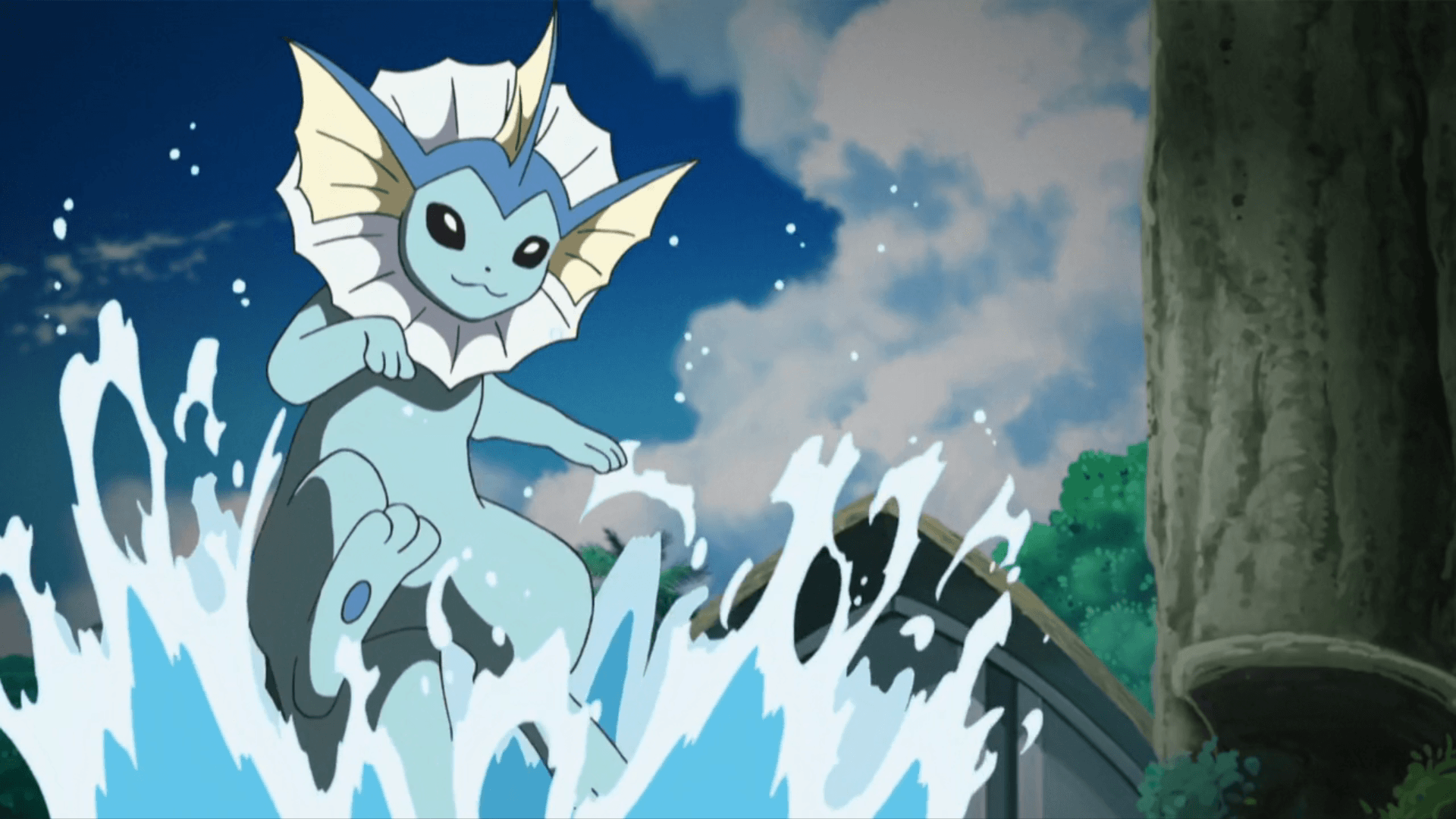 Vaporeon Pokémon acqua blu, 1024x768 HD, iMac