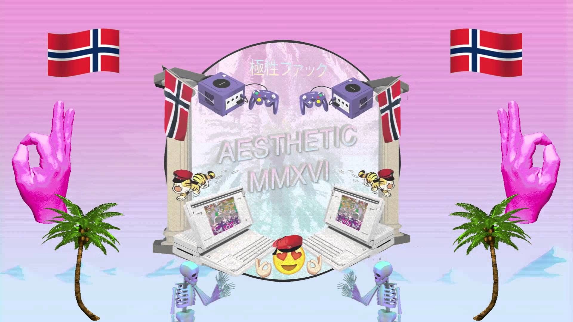 Ragazza anime capelli bianchi vaporwave, 1600x900 HD, PC Desktop