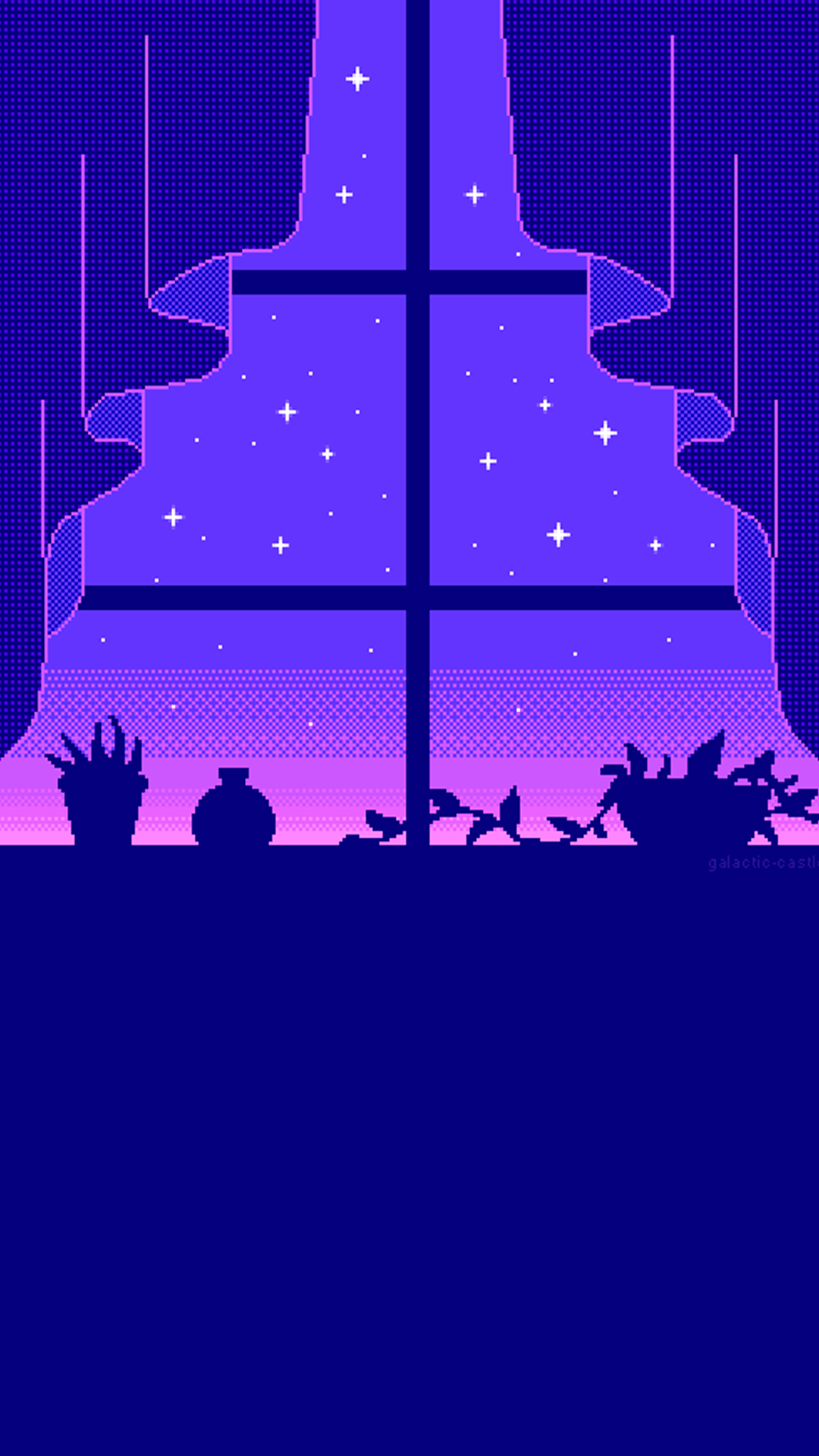 finestra pixel art viola, 1080x1920 Verticale, Telefono
