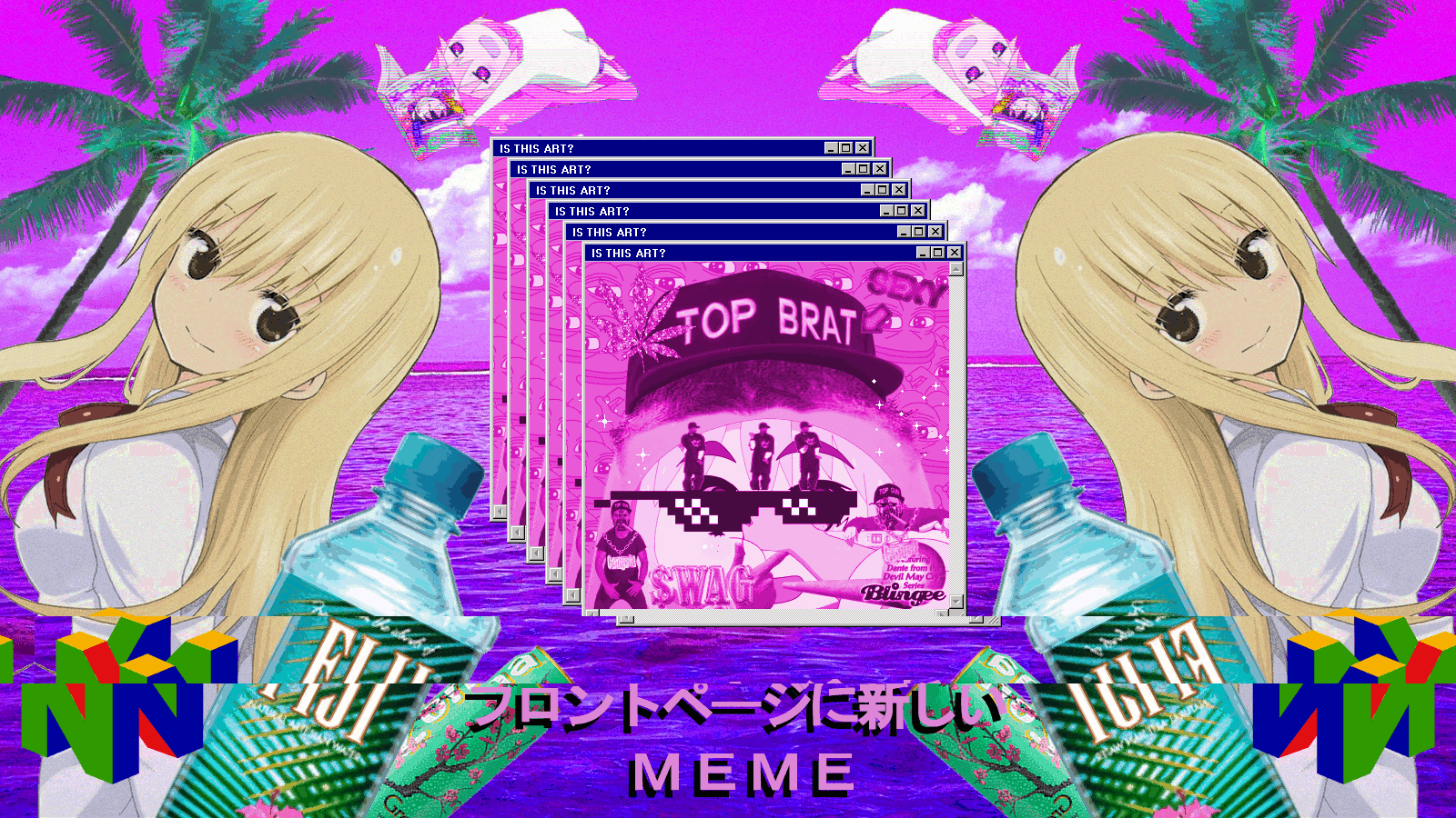 Collage vaporwave alieni e statue, 1331x2000 Verticale, Telefono