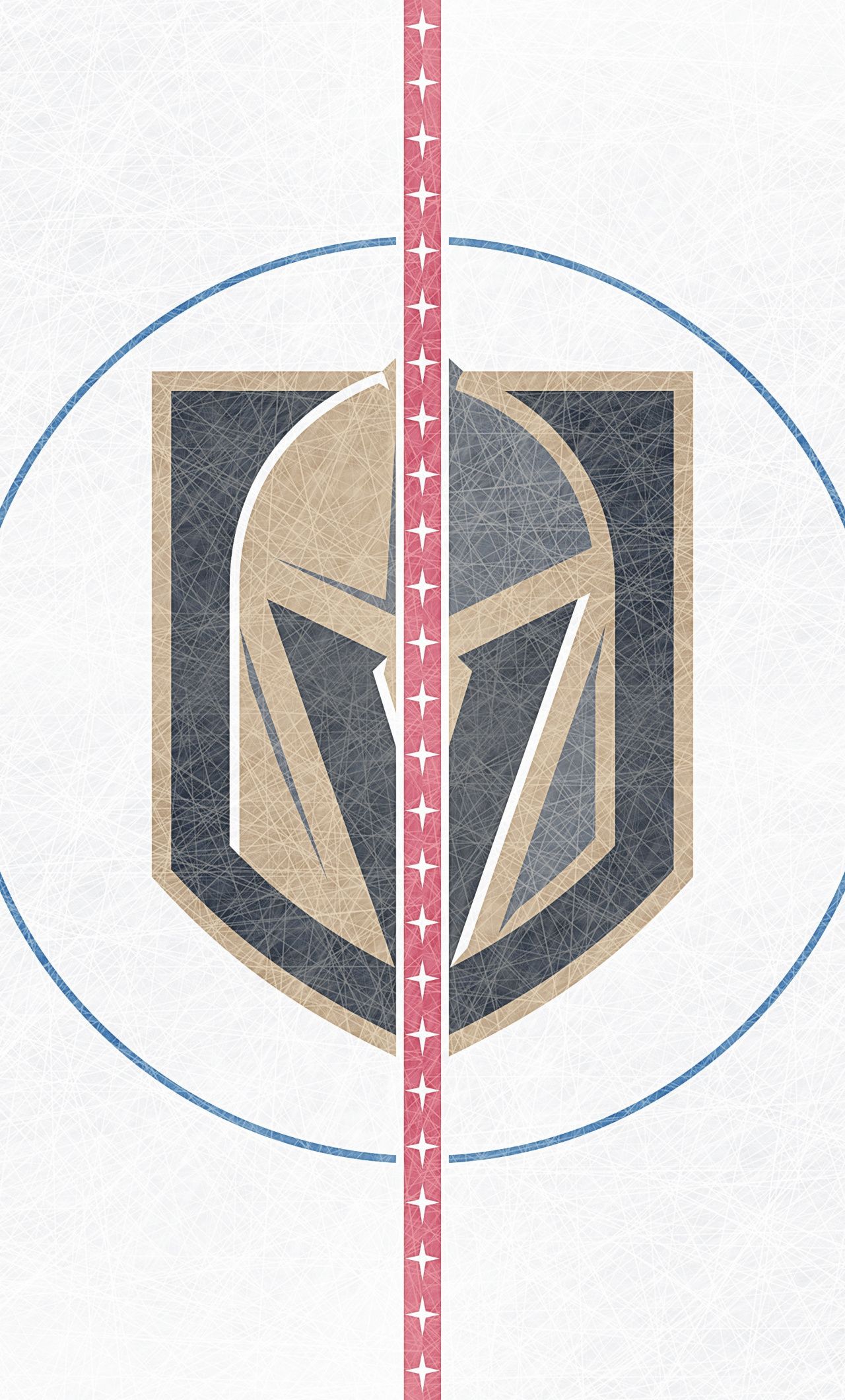Logo Vegas Golden Knights casco, 1280x2120 Verticale, iPhone Plus