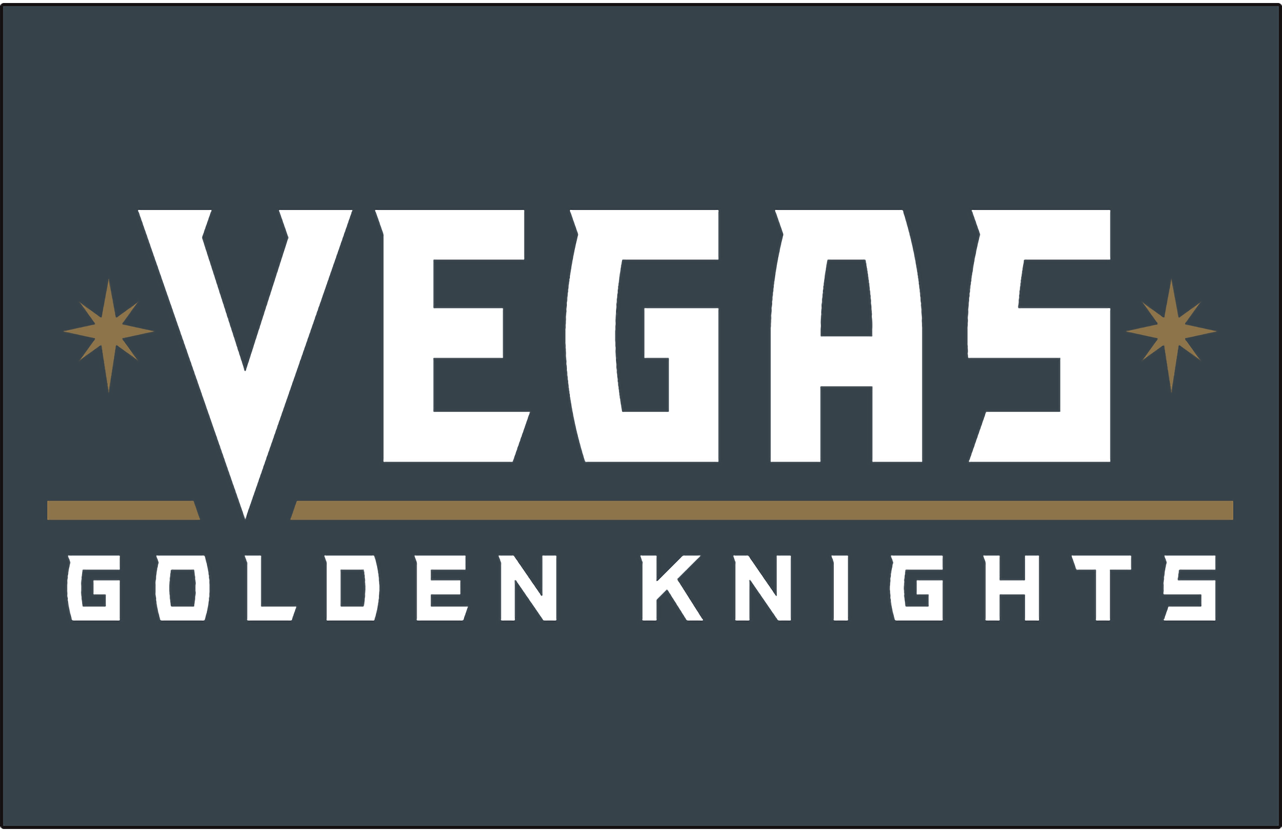 Logo testo Vegas Golden Knights, 2560x1661 2K, Monitor Gaming