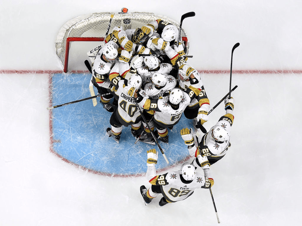 Vegas Golden Knights festa hockey, 1024x768 HD, PC Desktop