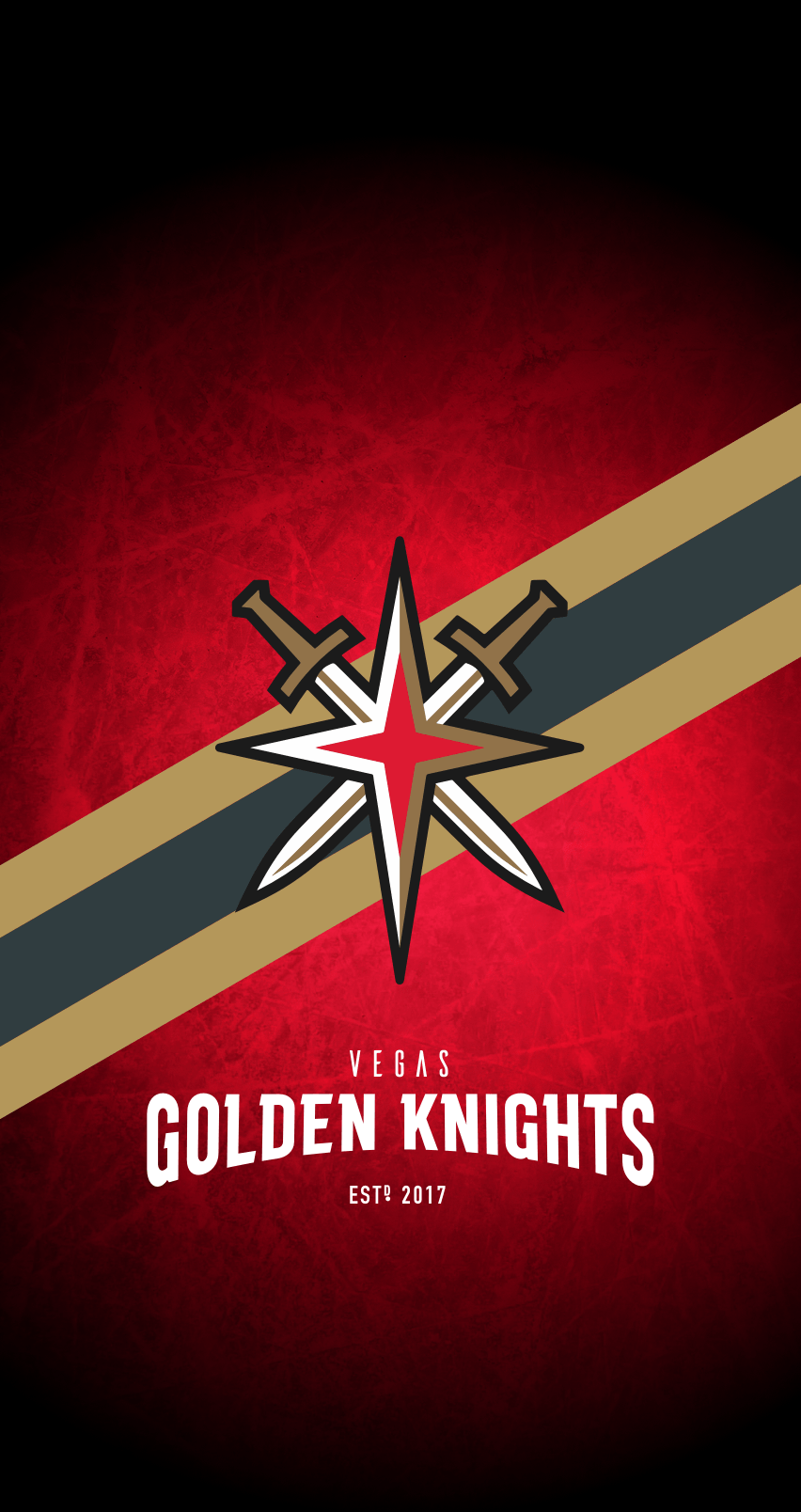 Logo Vegas Golden Knights NHL, 852x1608 Verticale, iPhone Pro