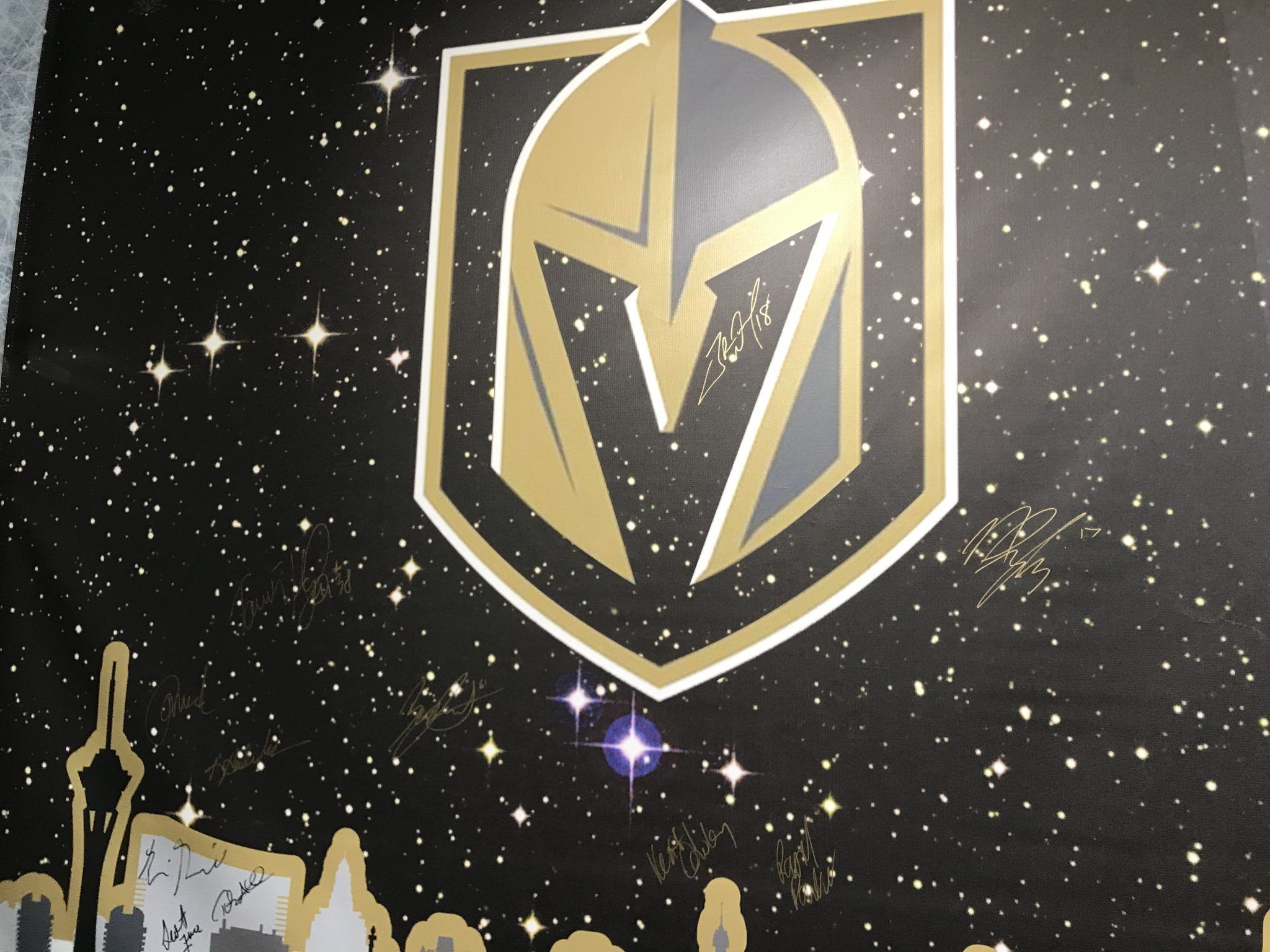 Logo Vegas Golden Knights hockey, 1280x720 720p, PC