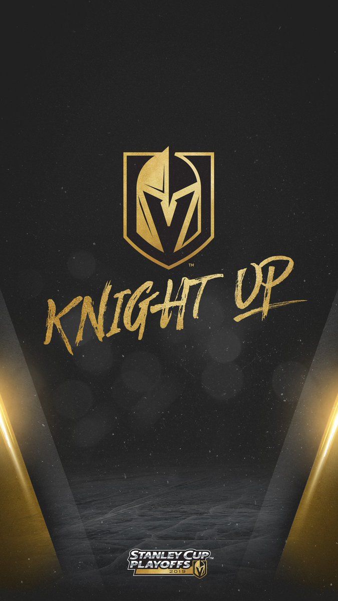 Logo Vegas Golden Knights oro, Las Vegas, 675x1200 Full HD Verticale, iPhone Air