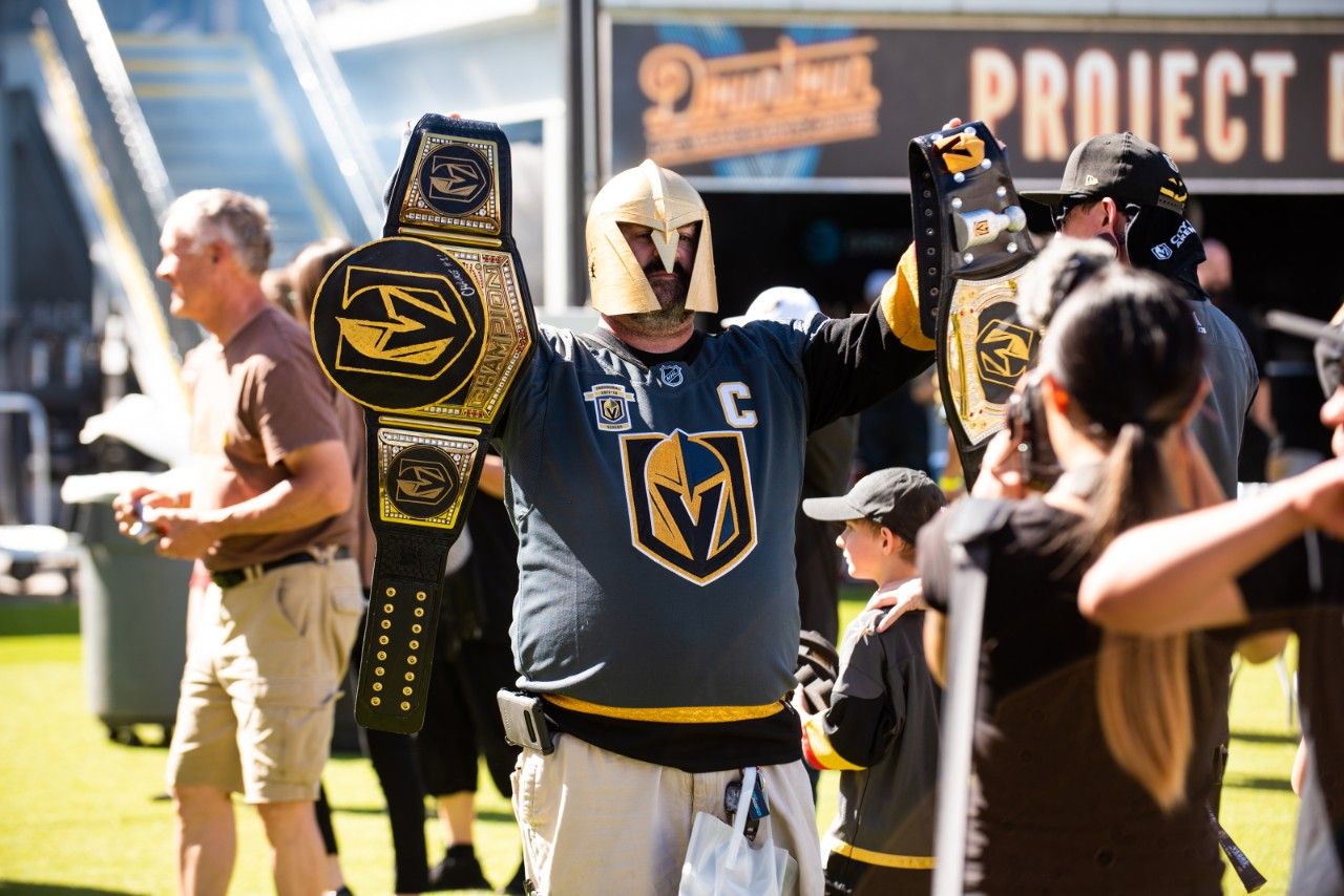 Mascotte Vegas Golden Knights folla, 1280x854 720p, Laptop