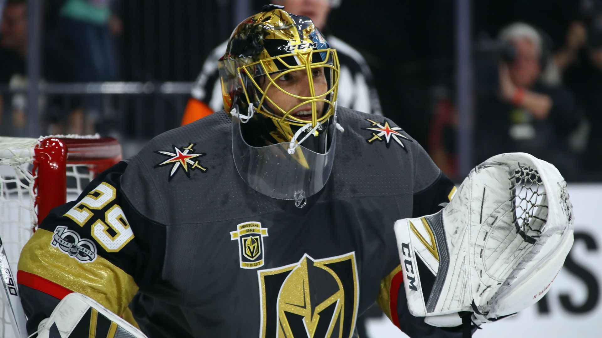 Portiere Vegas Golden Knights hockey, 1920x1080 Full HD, PC Desktop