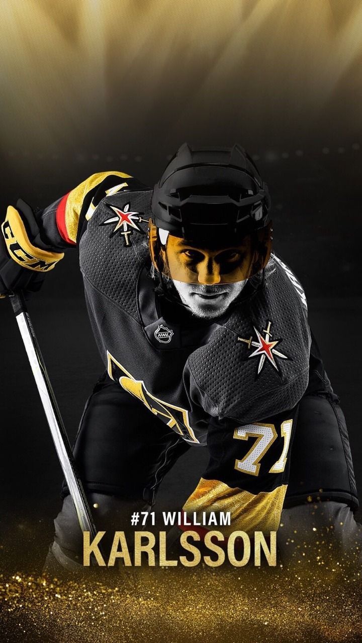 Giocatore Vegas Golden Knights hockey, NHL, 720x1280 Verticale, Mobile