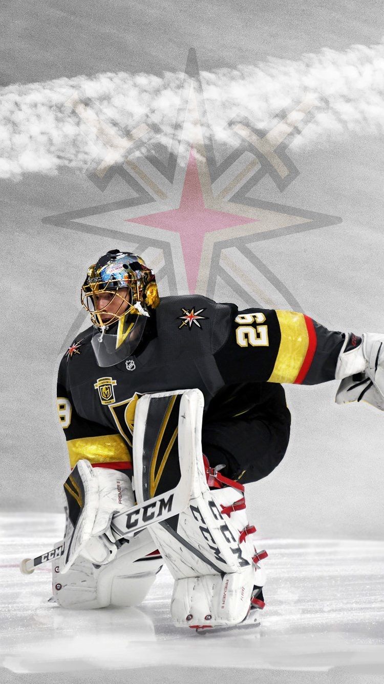 Portiere Vegas Golden Knights hockey, 750x1334 Full HD Verticale, Smartphone