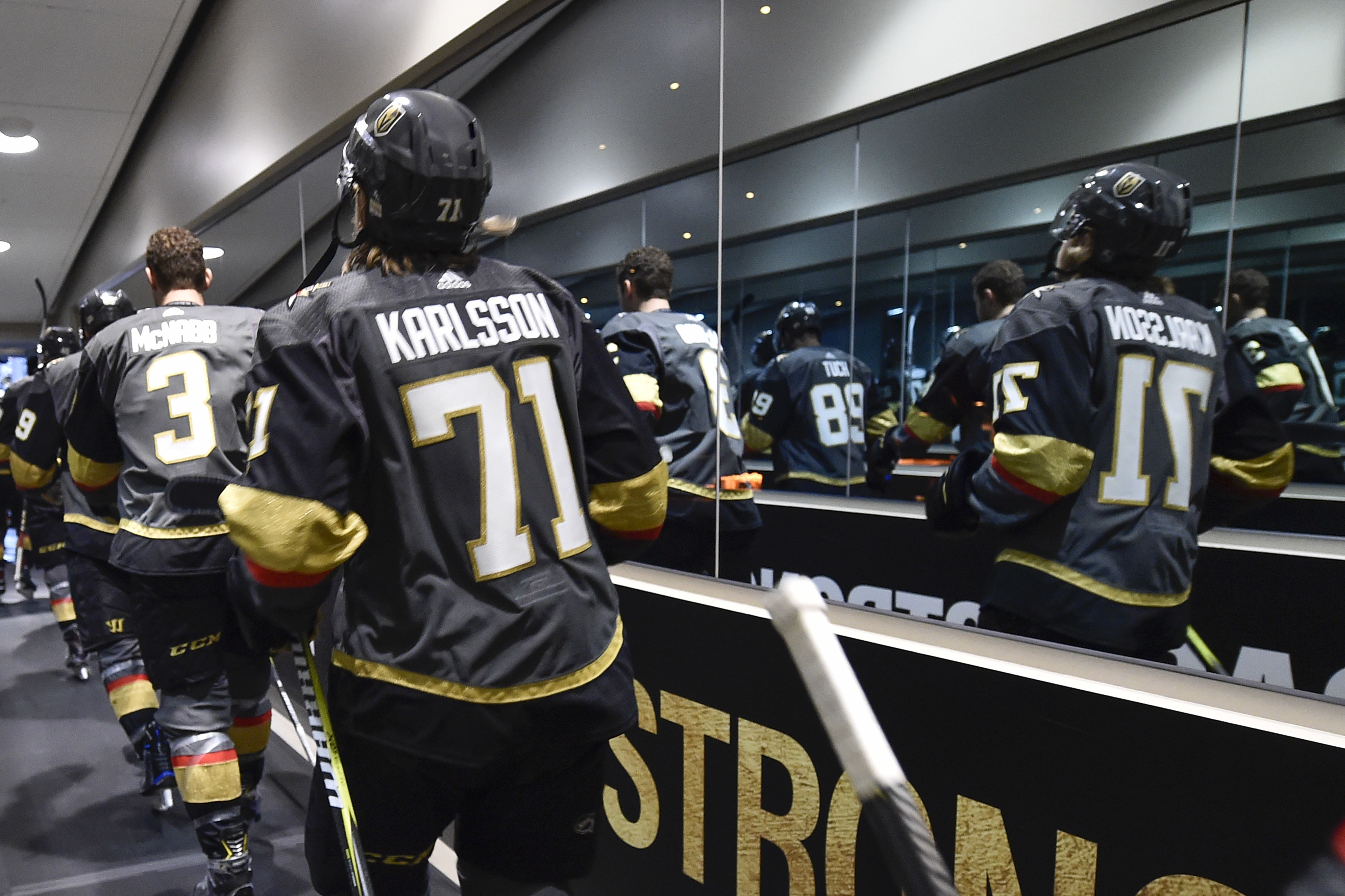 Giocatori hockey Vegas Golden Knights panchina, 6000x4000 4K, Desktop 4K