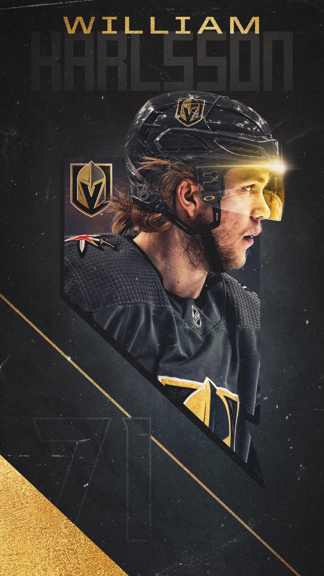 Giocatore hockey Vegas Golden Knights, 1080x1920 Full HD Verticale, iPhone