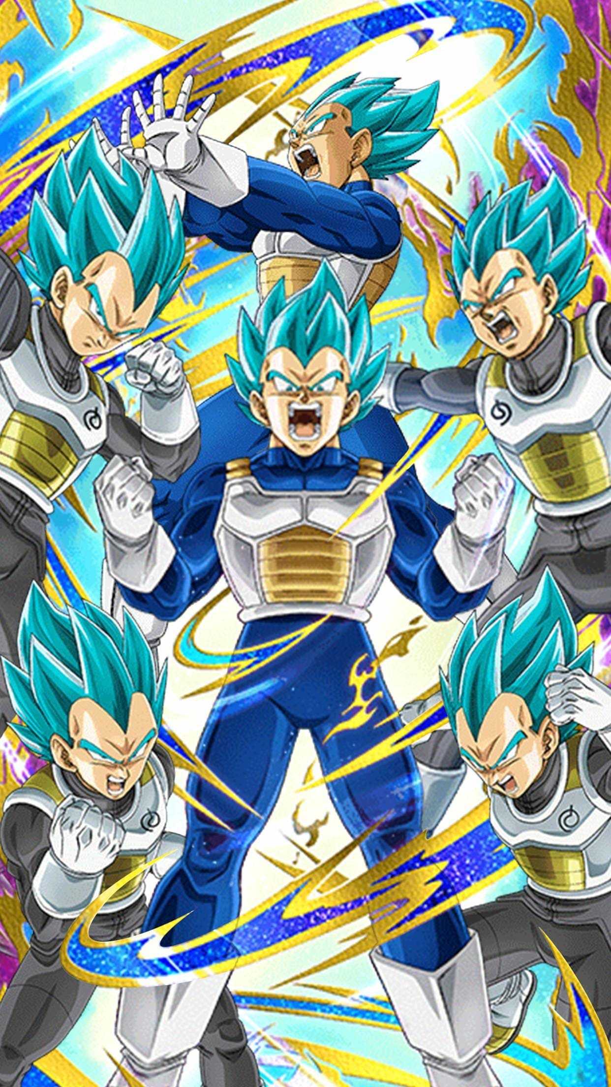 Vegeta Super Saiyan Blue Dragon Ball, 1242x2208 Full HD Verticale, iPhone