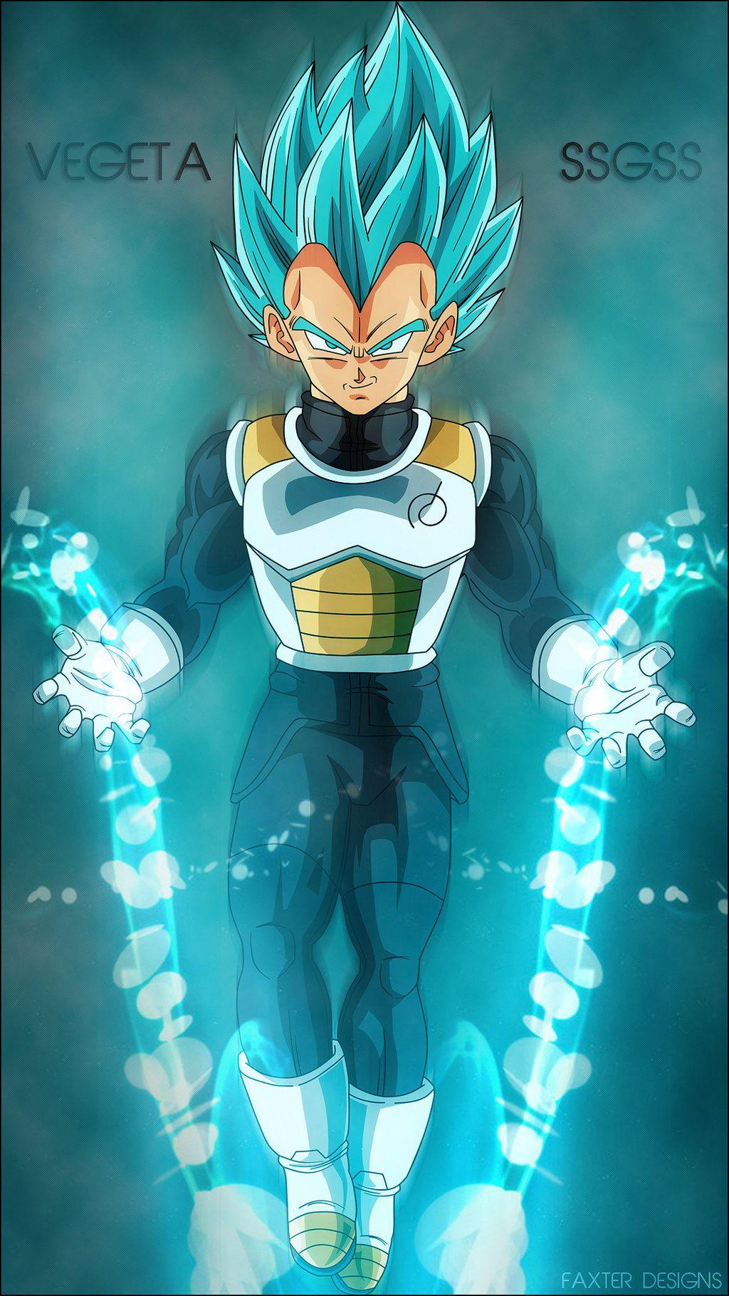Vegeta Super Saiyan Blue Dragon Ball, 1024x1820 Verticale, Mobile