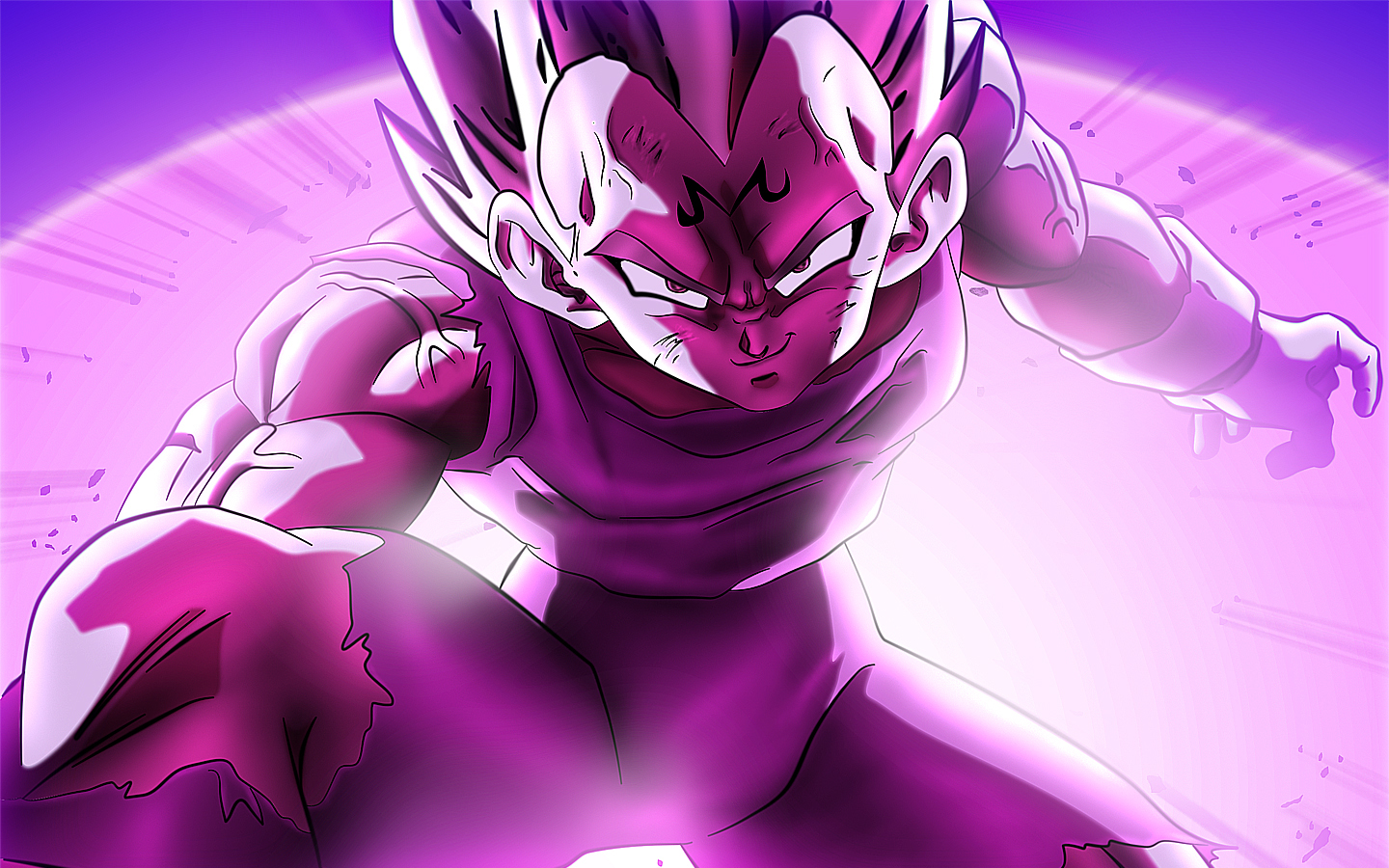 Majin Vegeta viola Dragon Ball, 1440x900 720p, PC