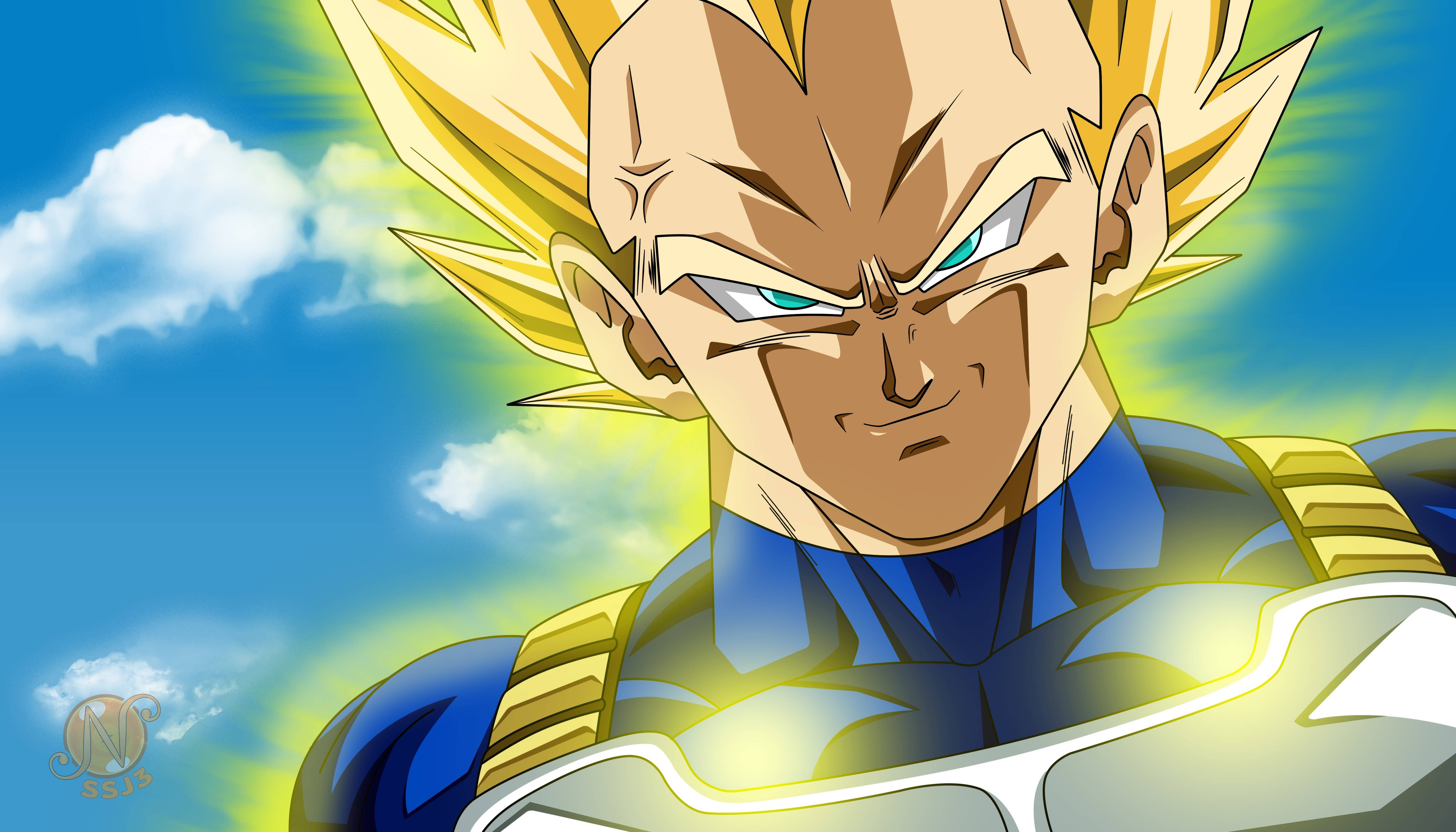 Vegeta Super Saiyan Dragon Ball, 6000x3429 4K Ultra HD, Monitor 4K