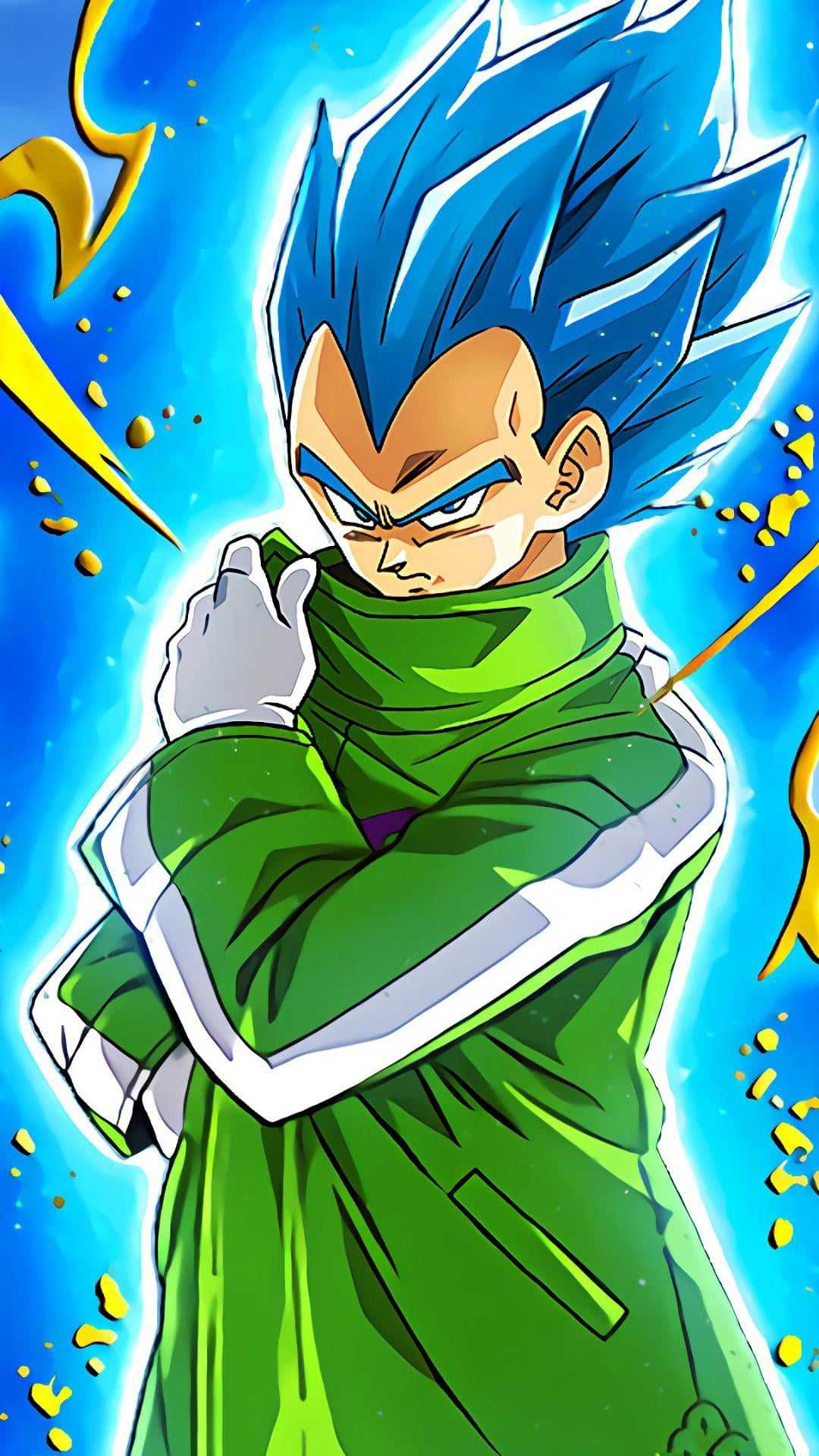 Vegeta Super Saiyan Blue Dragon Ball, 1080x1920 Full HD Verticale, Samsung Galaxy