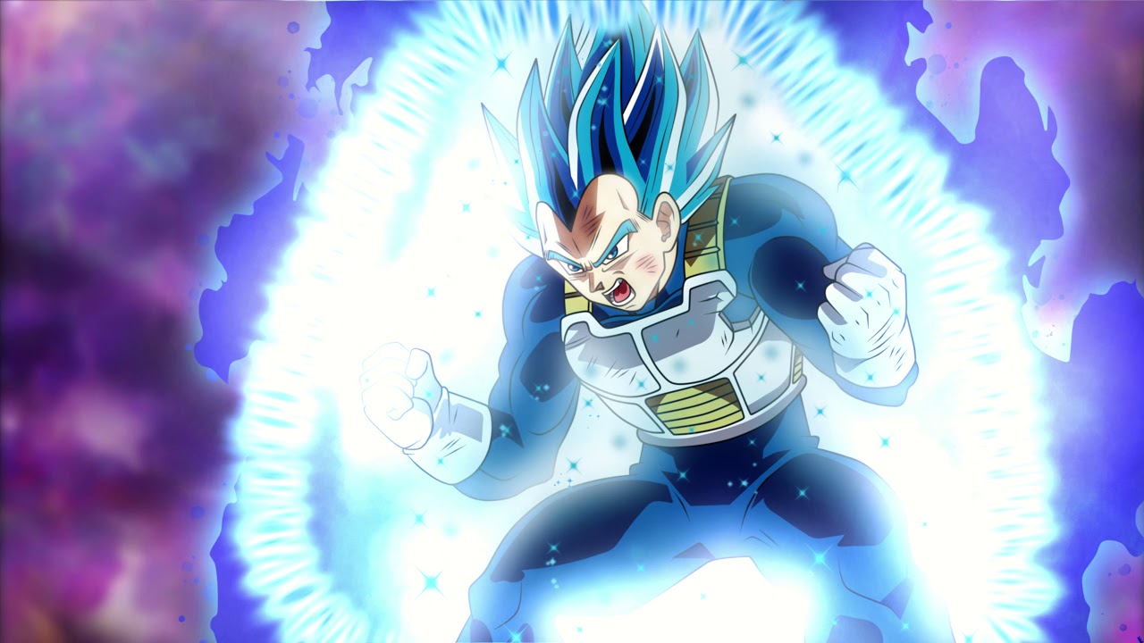Vegeta Super Saiyan Blue aura, 1280x720 HD, Desktop
