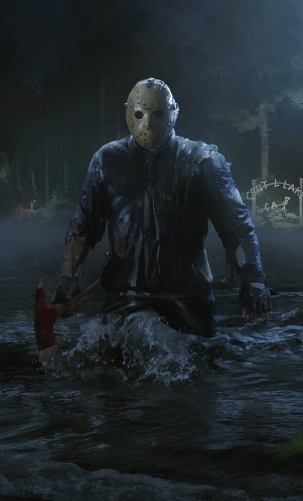 Jason Voorhees, Friday the 13th, 1280x2120 Full HD Verticale, iPhone