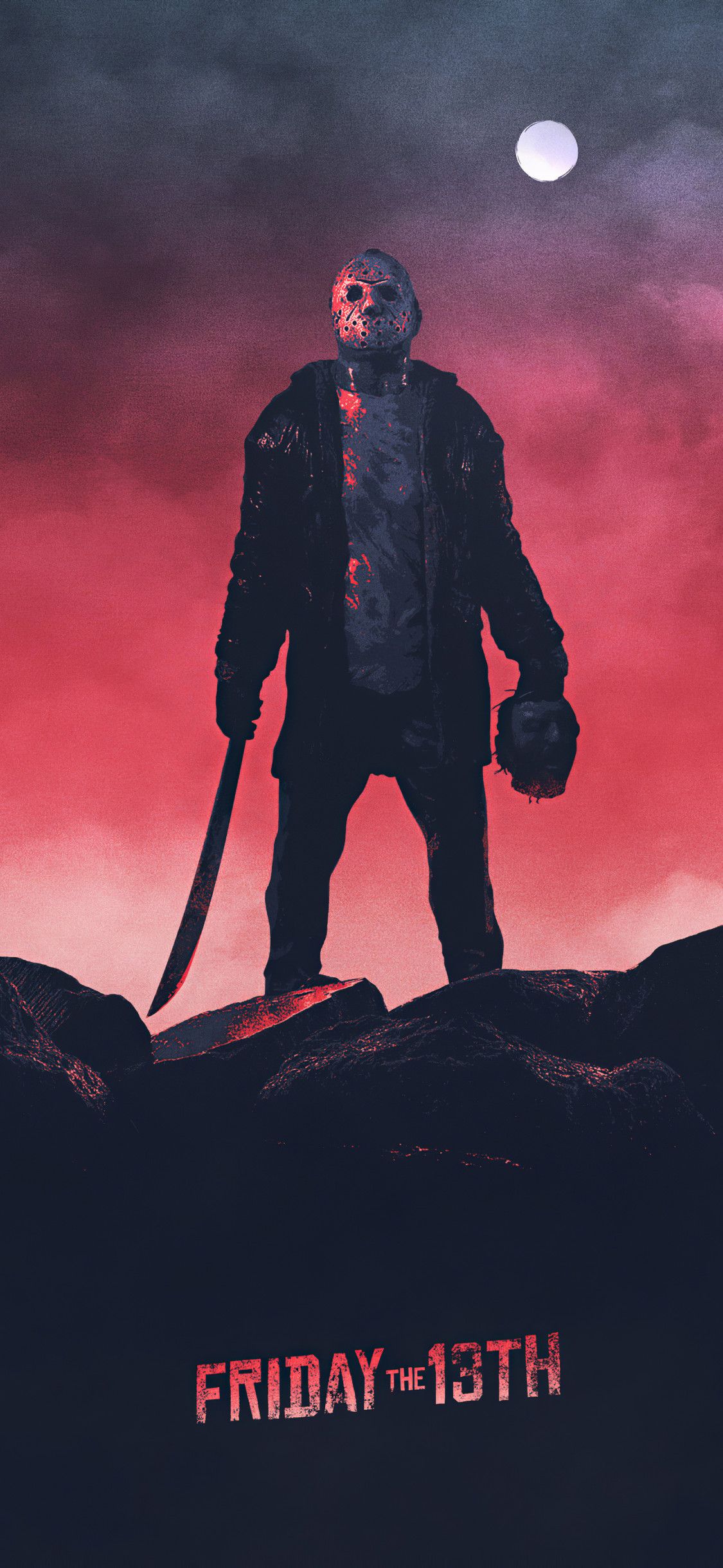 Jason Voorhees Friday 13th, 1125x2436 Verticale, iPhone Air