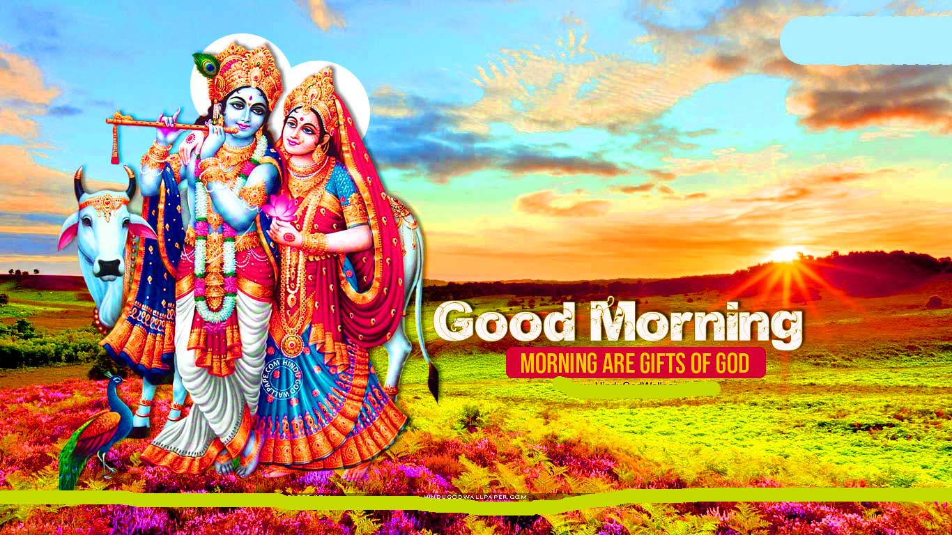 Radha Krishna Buongiorno mucca, 1366x768 720p, Laptop