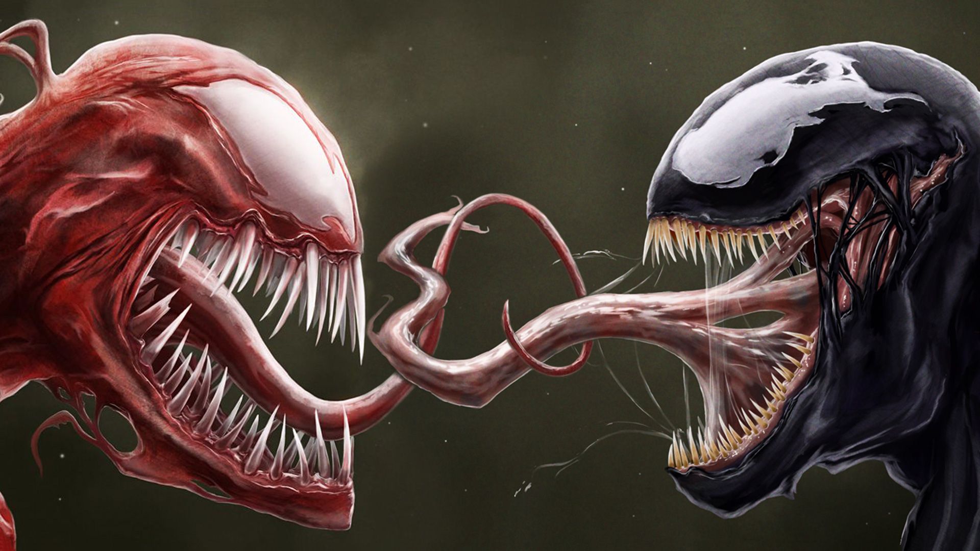Carnage e Venom Marvel, supereroi, 1920x1080 1080p, PC Desktop