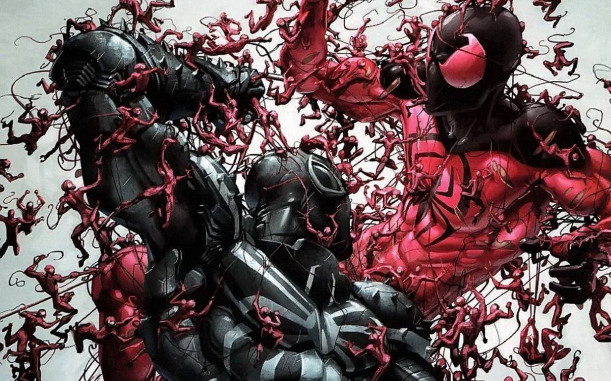 Venom nero contro Carnage rosso, 1200x750 HD, Monitor Gaming