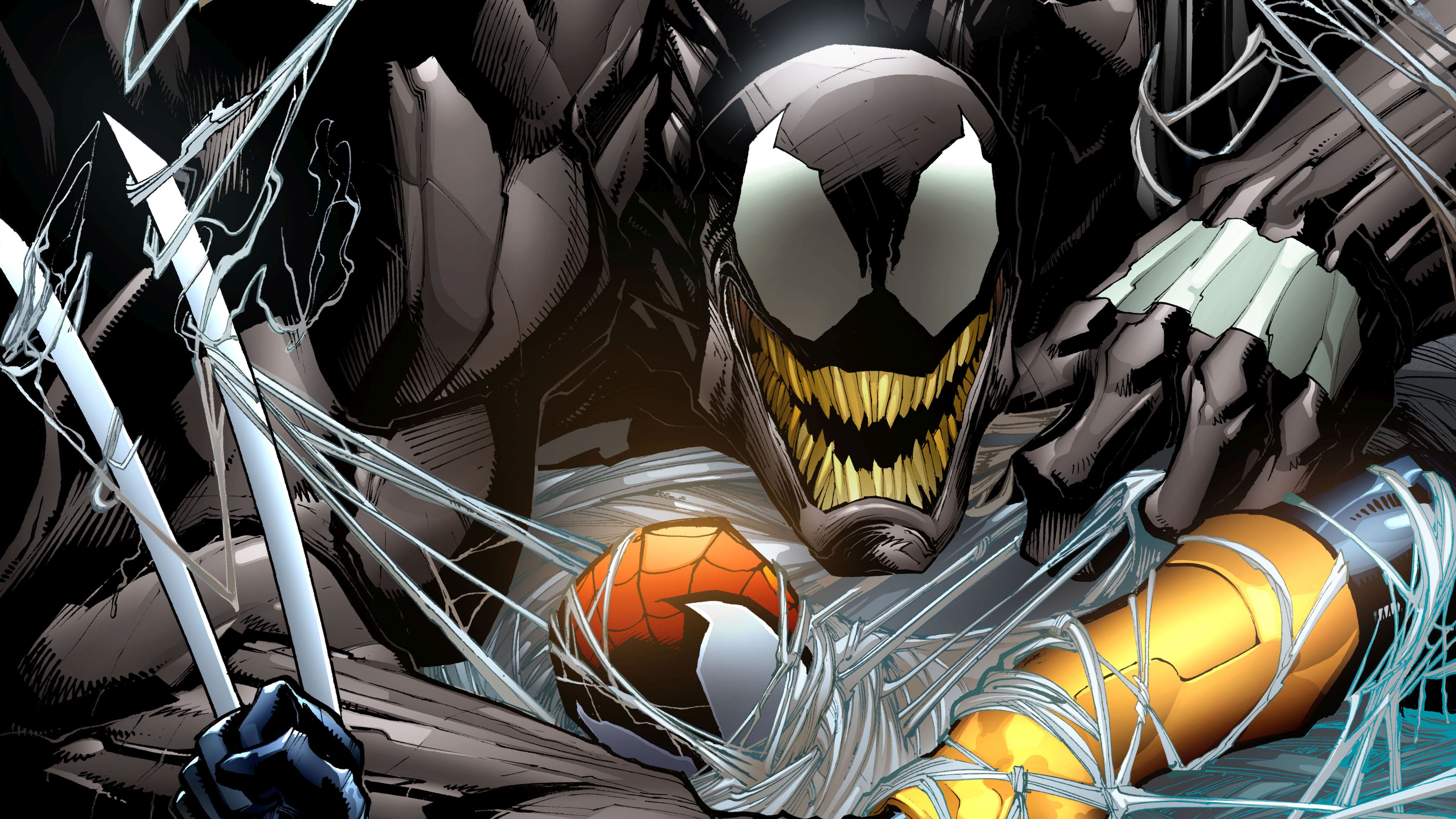 Venom Marvel personaggio, supereroi, 4124x2320 4K, PC Desktop