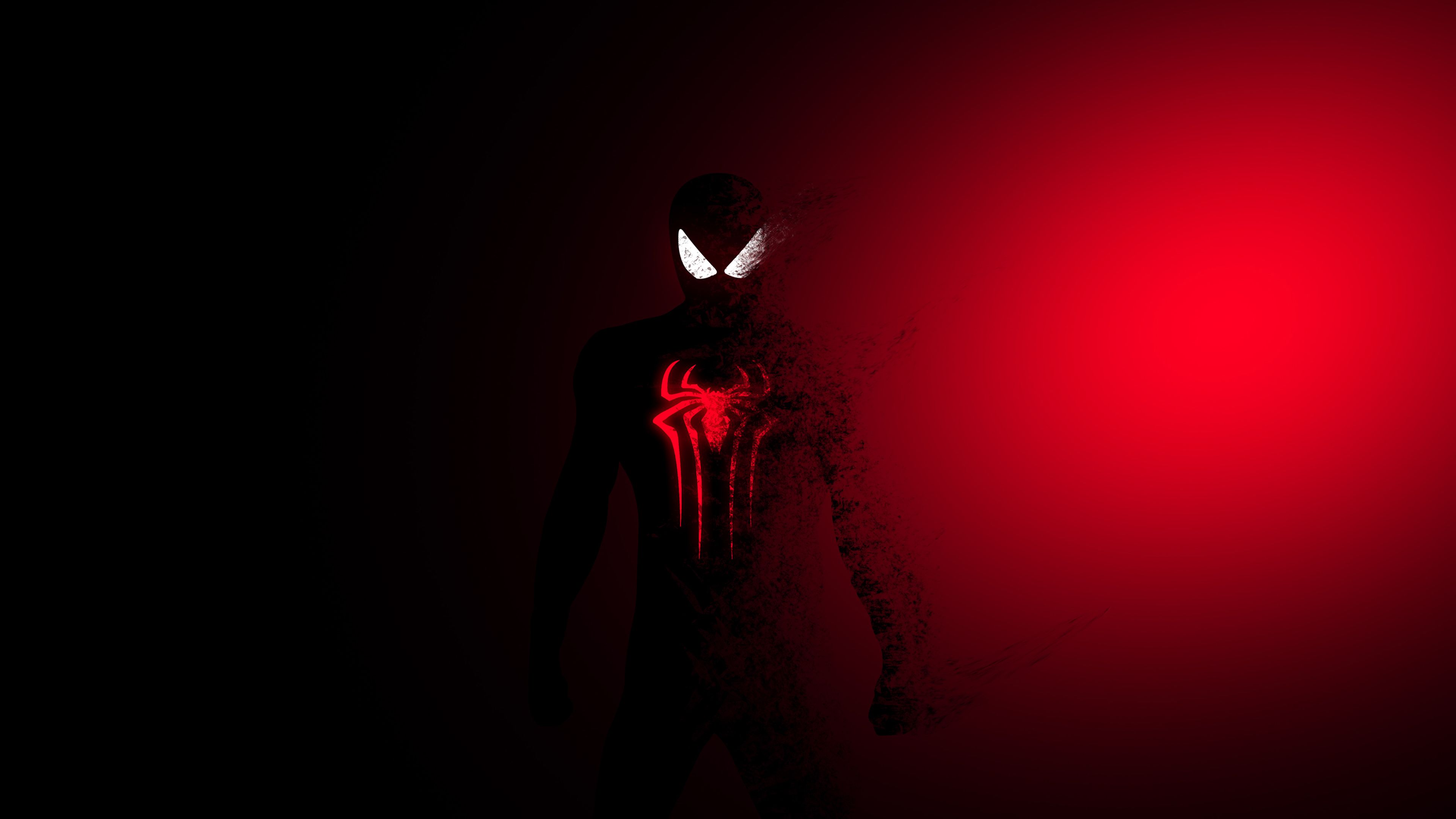 Venom minimalista sfondo nero, 2048x2048 Hi-Res, Desktop