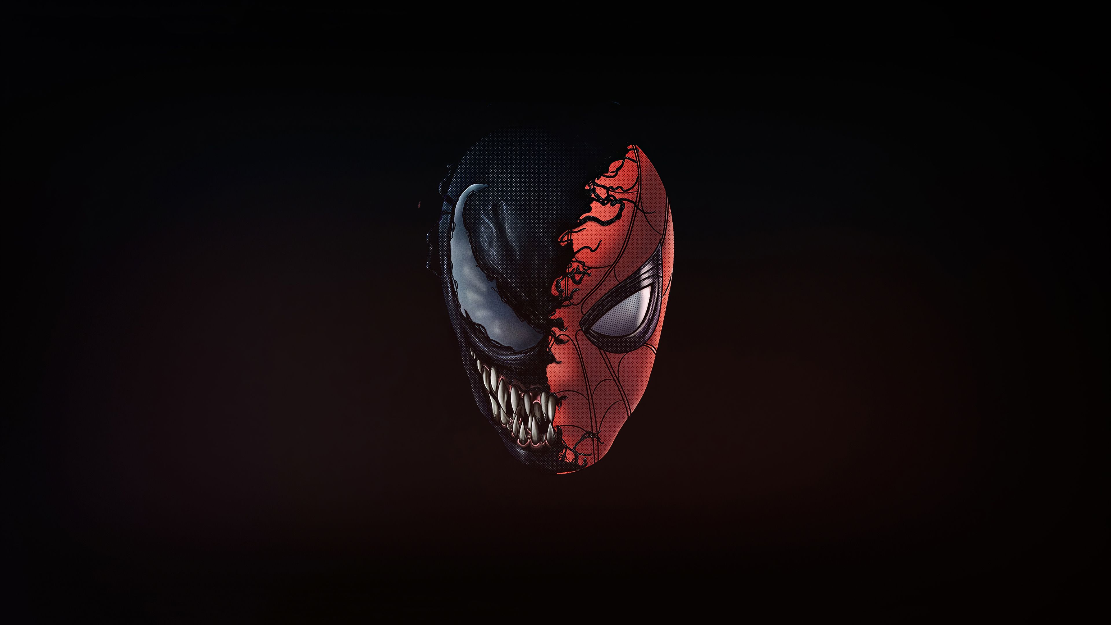 Venom minimalista occhi lingua, 1440x900 HD, Desktop