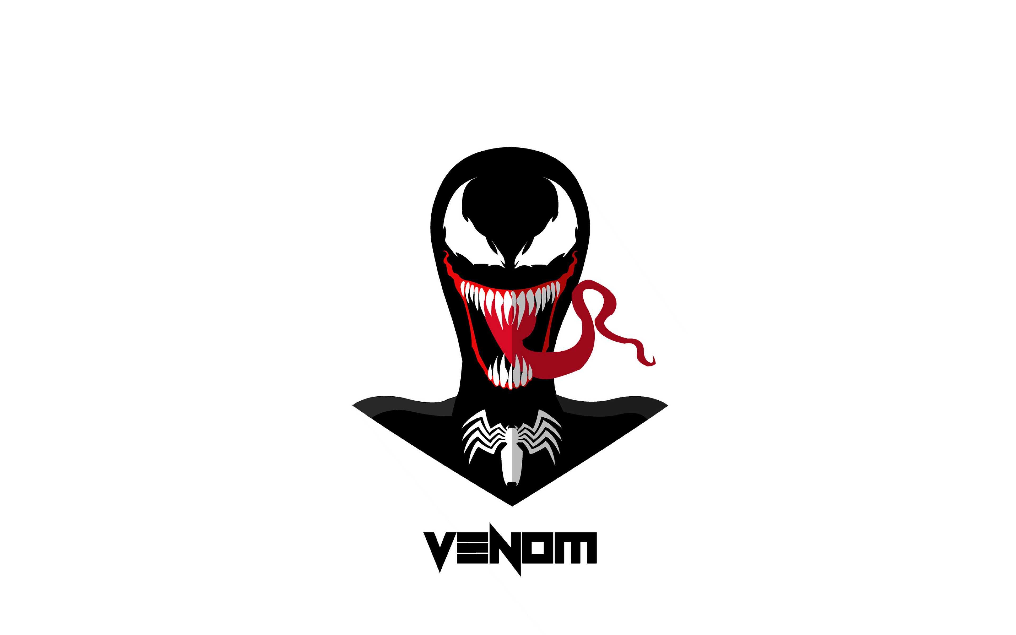 Venom minimalista sfondo grigio, 1920x1200 Full HD+ WUXGA, PC Desktop